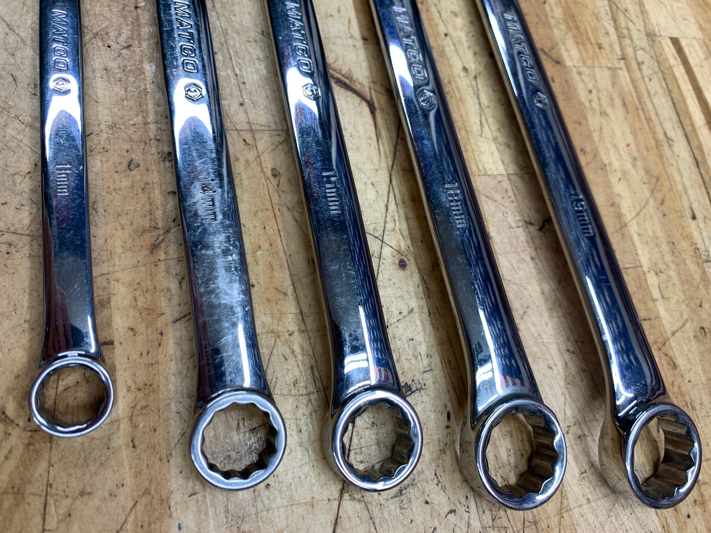 Matco Metric Box Wrench Set 5pc USA