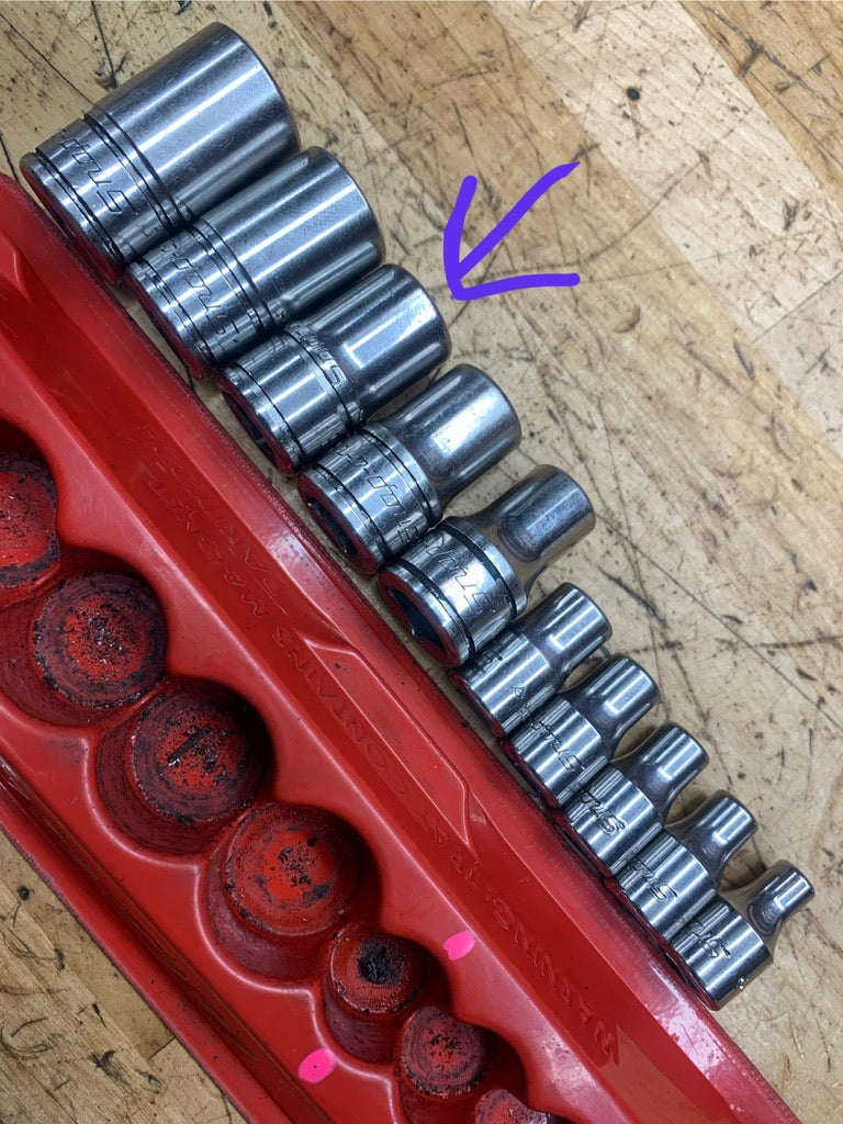 Snap On E-Torx Chrome Socket Set 10pc USA 210AFLEY