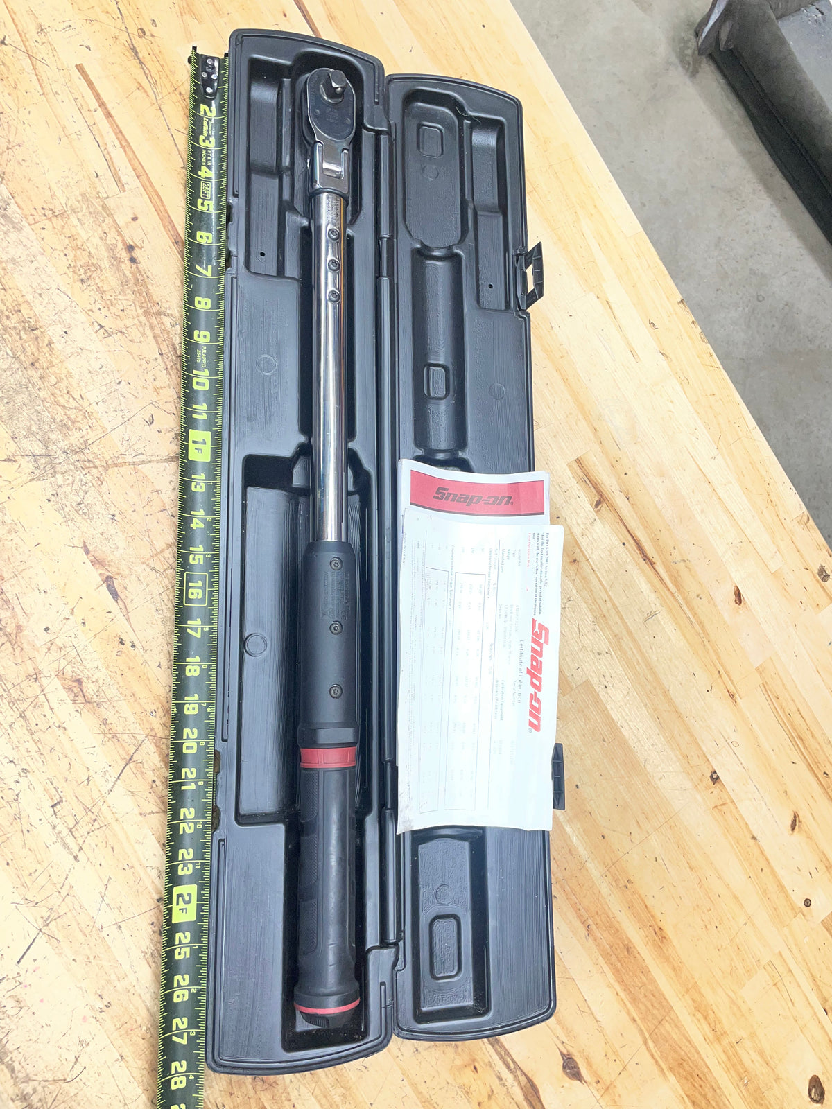 Snap On 1/2” Techangle 12.5-250 Ft.Lb. Digital Torque Wrench ATECH3F250BX