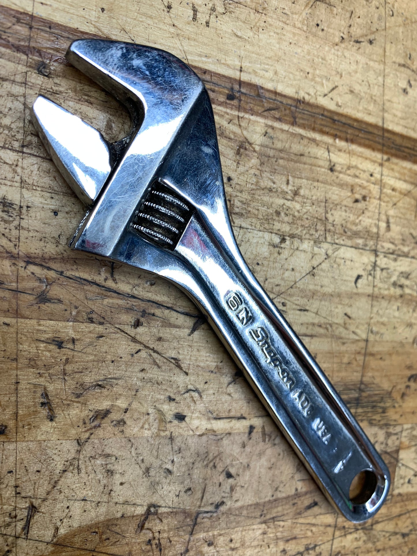 Snap On 6" Adjustable Wrench 6" Chorme USA AD6