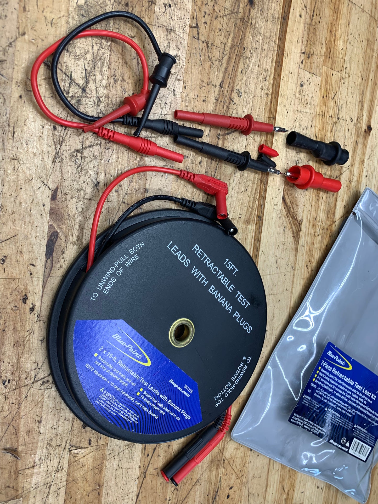 Blue Point Retractable Test Lead Kit for Multimeter YA1175KIT