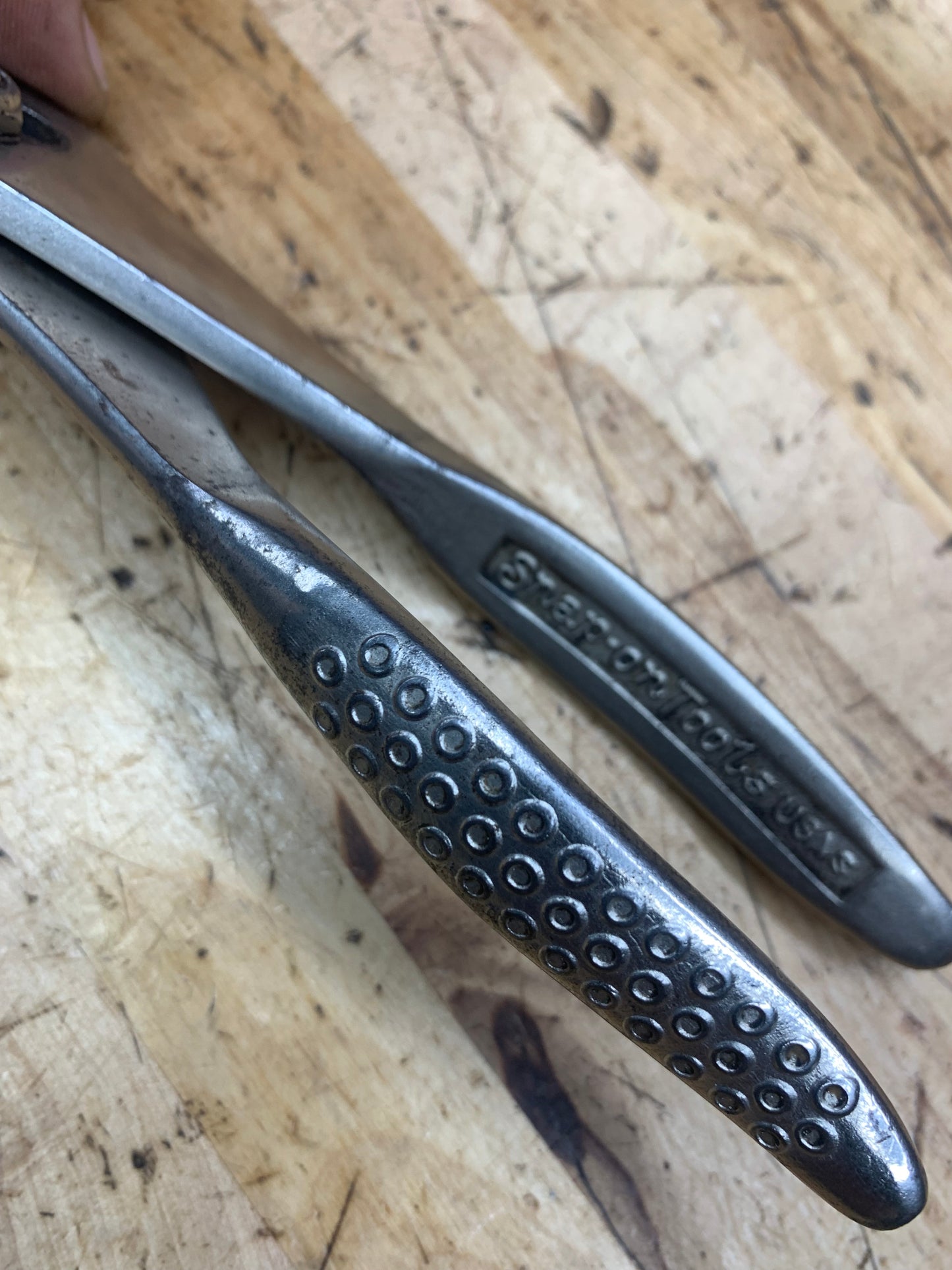 Snap On Vintage Vacuum Grip Slip Joint Pliers USA 47