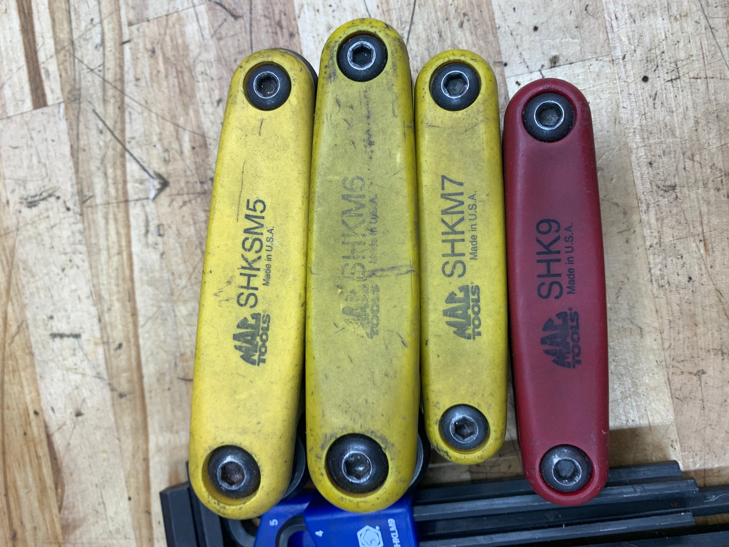 Mac Tools & Matco Hex Allen Key Bundle 5pc USA