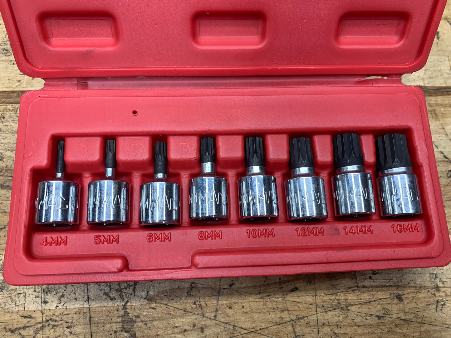 Mac Tools 12 Point Bit Socket Set 8pc SXMTS8B