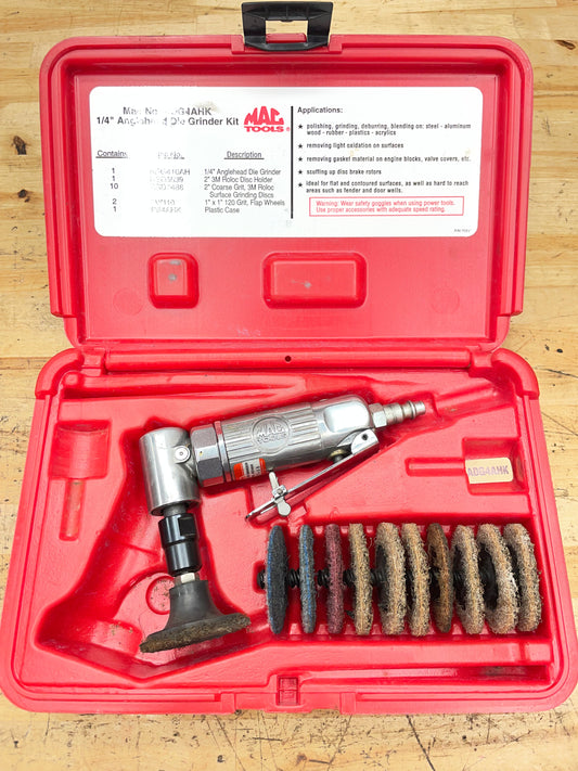 Mac Tools 90 Degree Air Die Grinder Set ADG4AHK