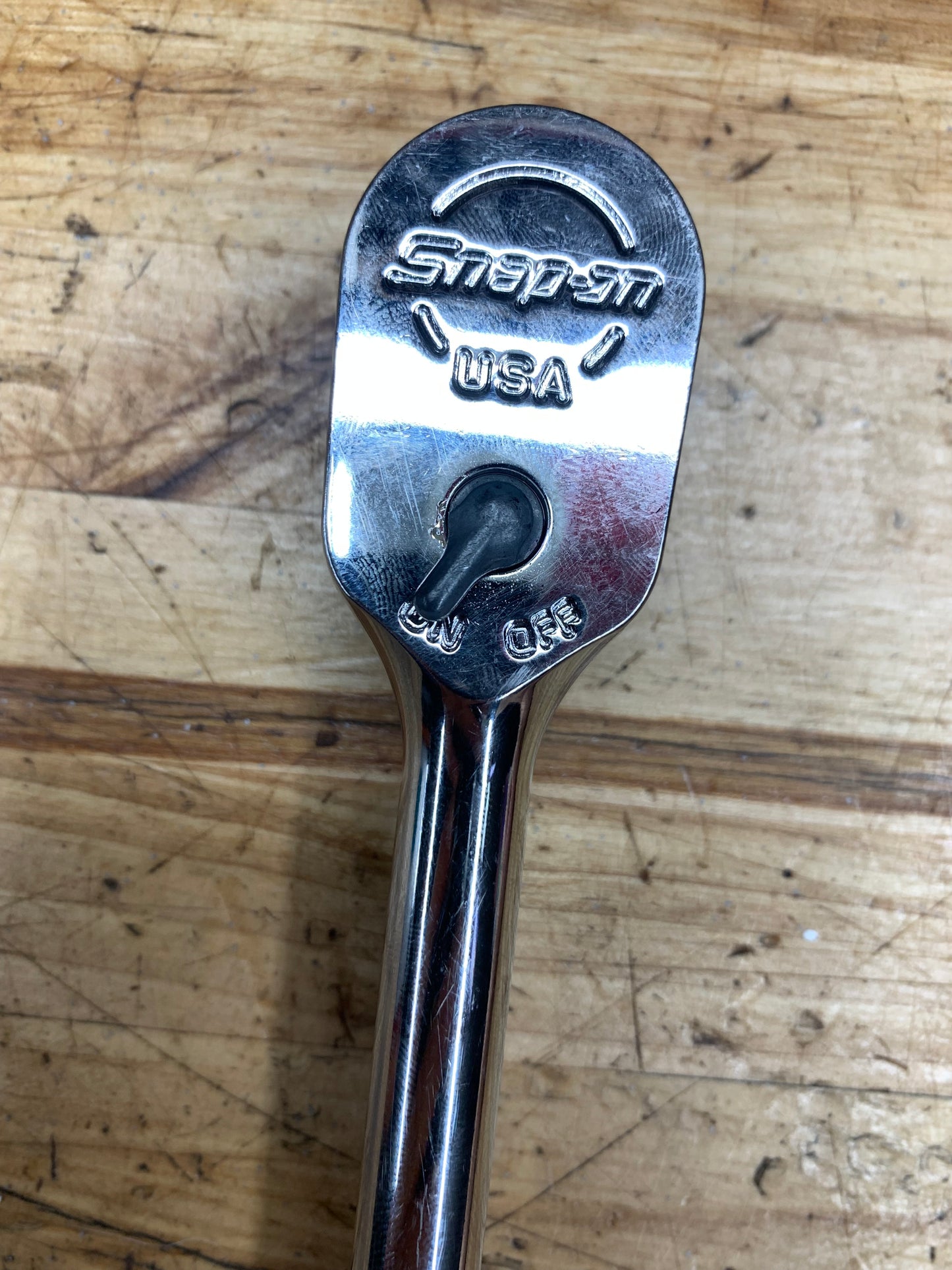 Snap On 3/8” Long Soft Grip Ratchet HIVIZ USA FHL80