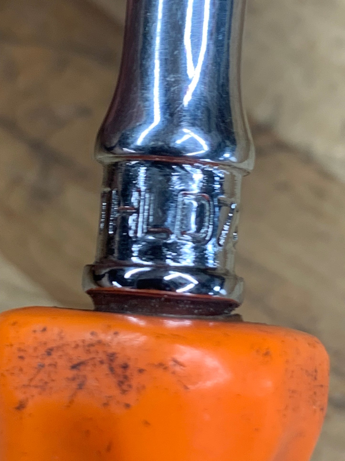 Snap On 1/4" Ratchet Orange Hard Handle THLD72