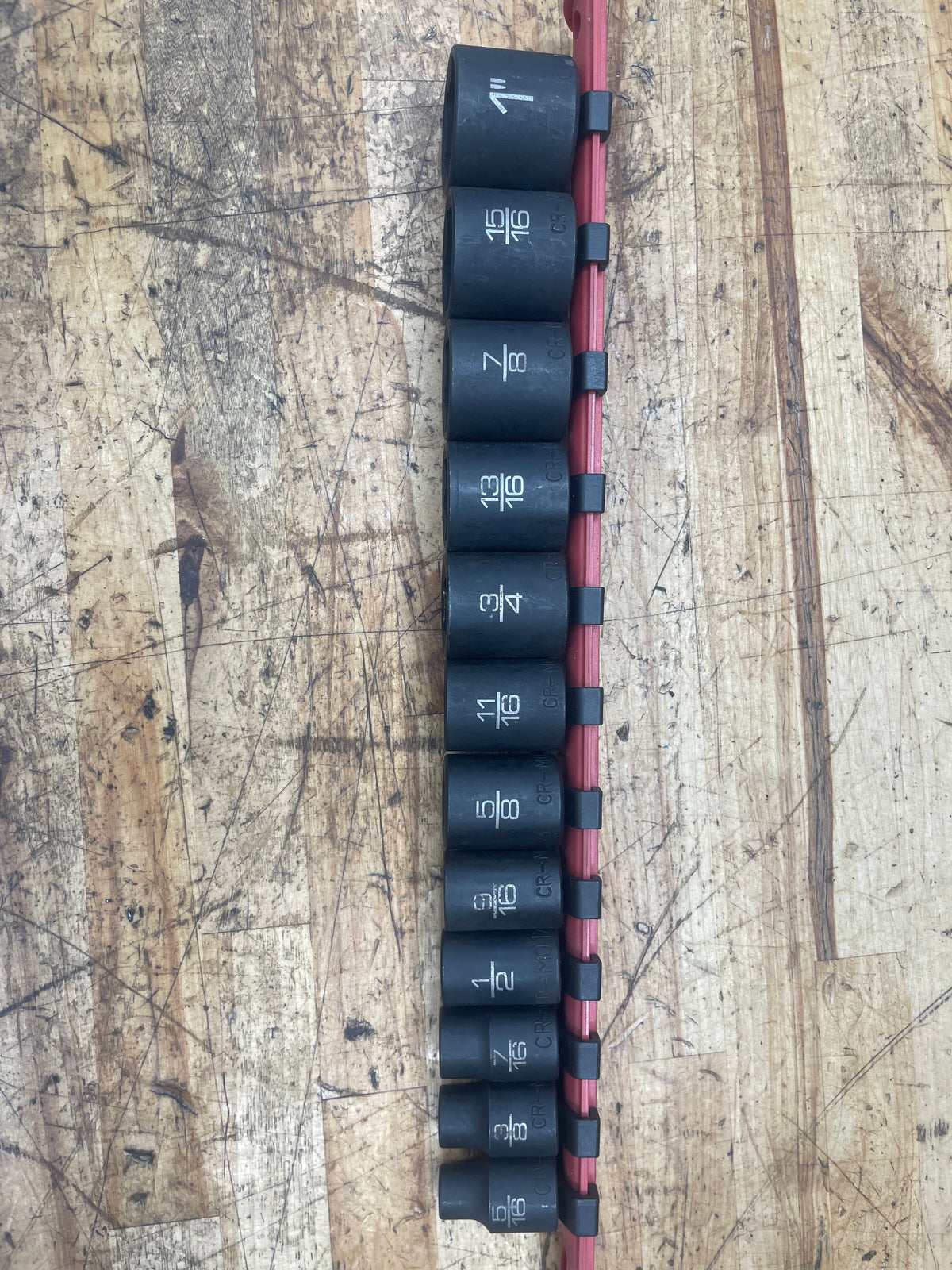 Matco 3/8” SAE Impact Shallow Socket Set 5/16”-1” 12pc.