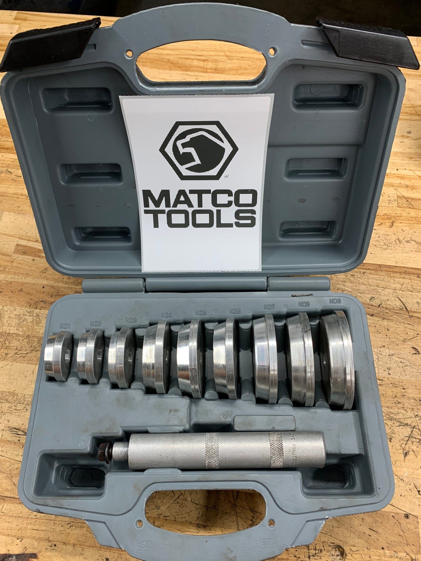 Matco Bearing Race and Seal Driver Master Set BRS9