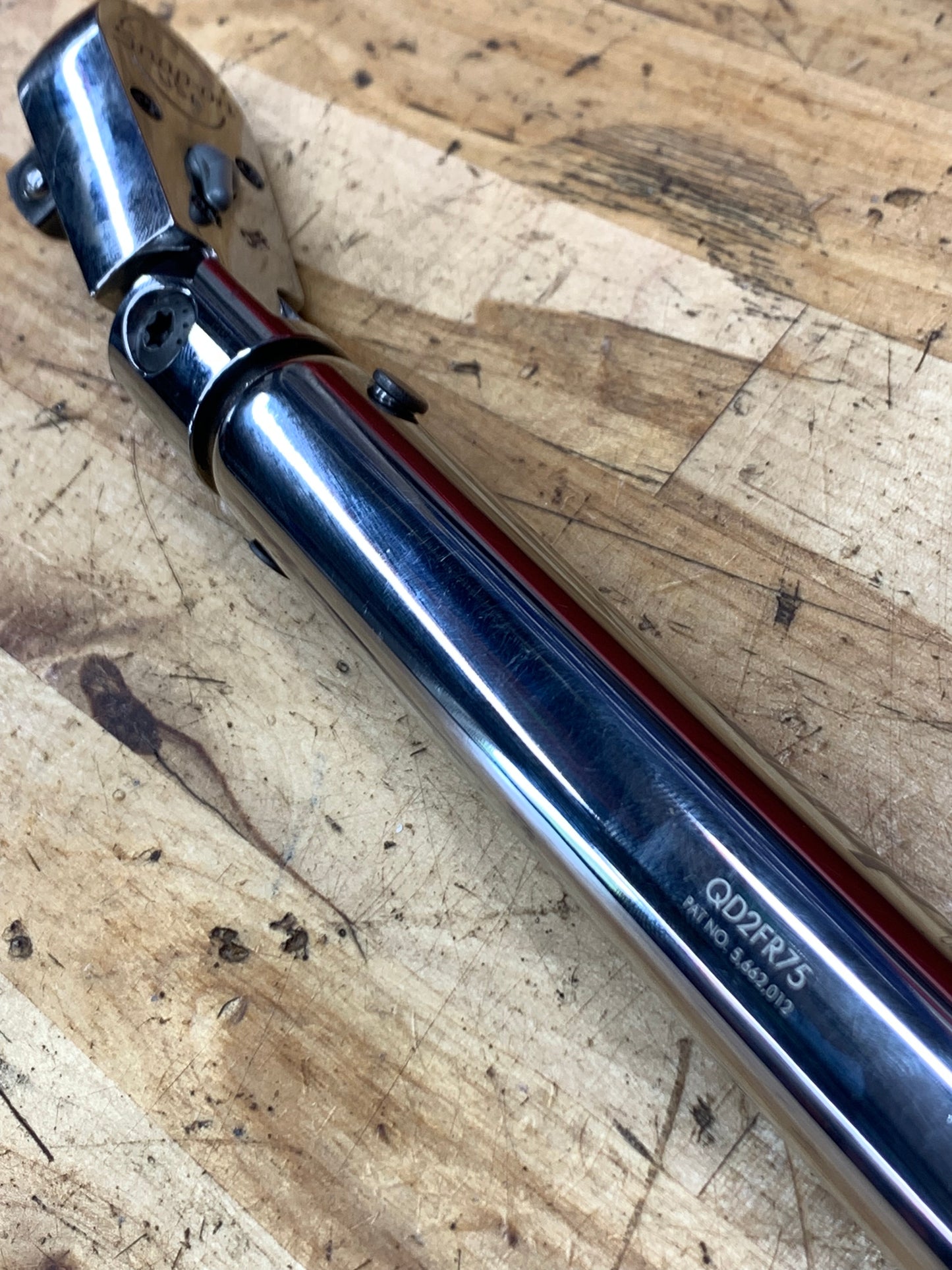 Snap On 3/8” Flex Head Torque wrench 5-75ft.Lb. QD2FR75E USA