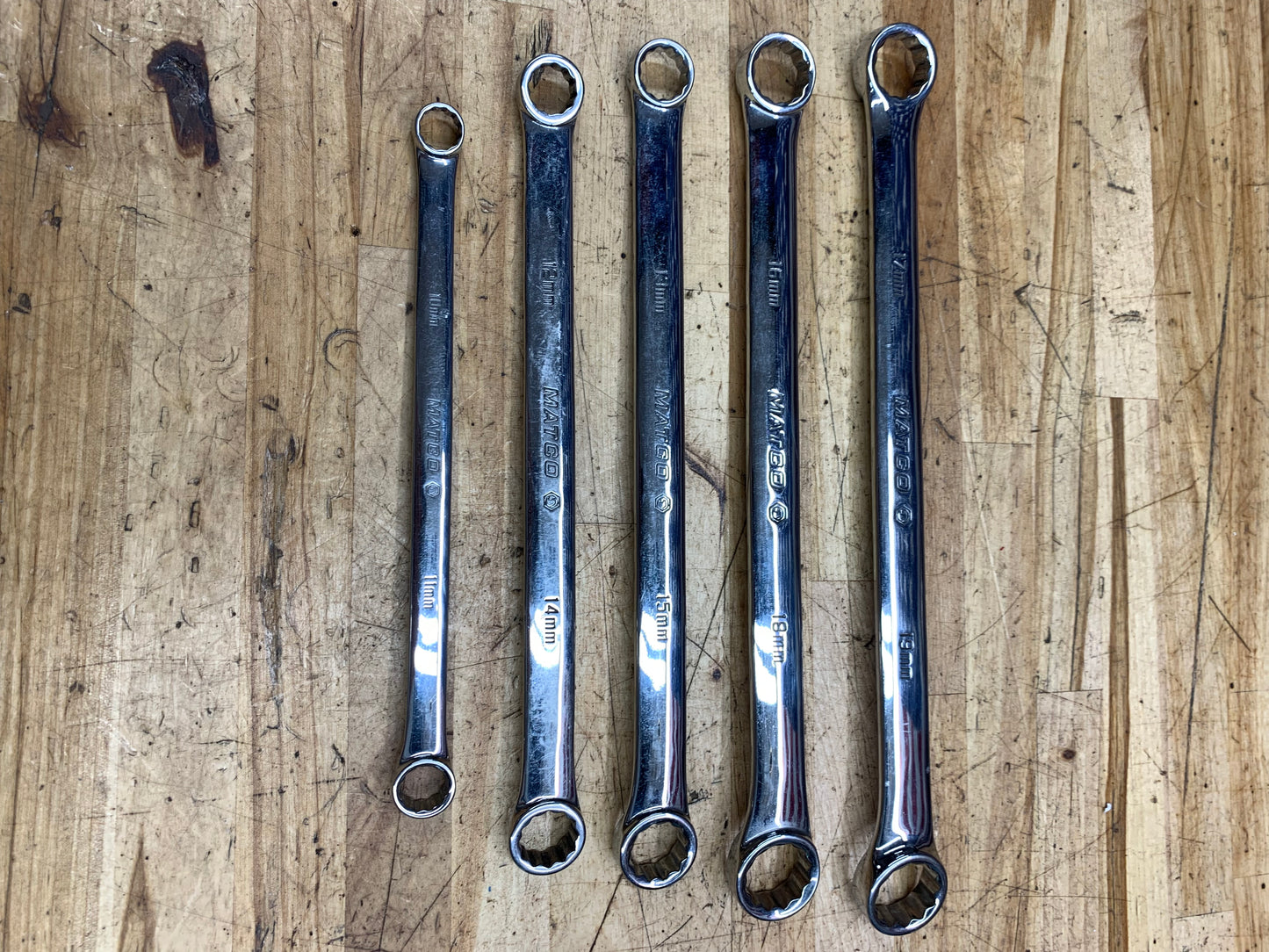 Matco Metric Box Wrench Set 5pc USA