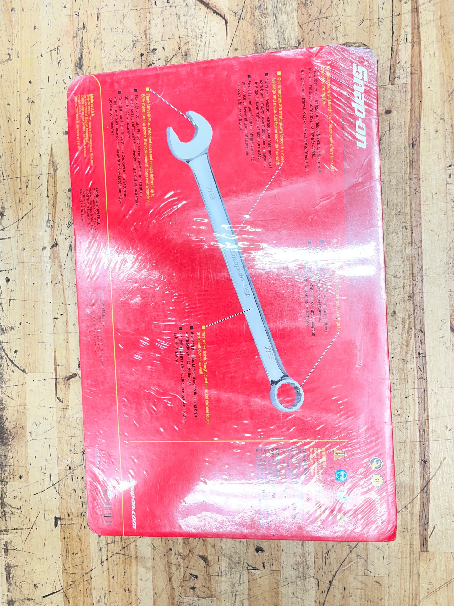 Snap On SAE FD+ Combo Wrench Set 5/16”-7/8” NIB USA  SOEX710