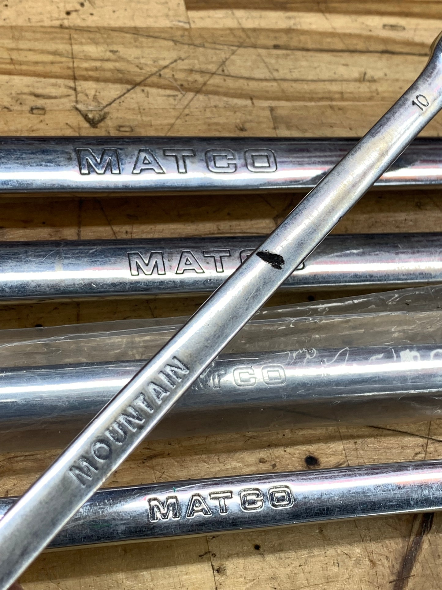 Matco* XL Metric Flex Head Ratcheting Wrench Set 5pc. 8-19mm