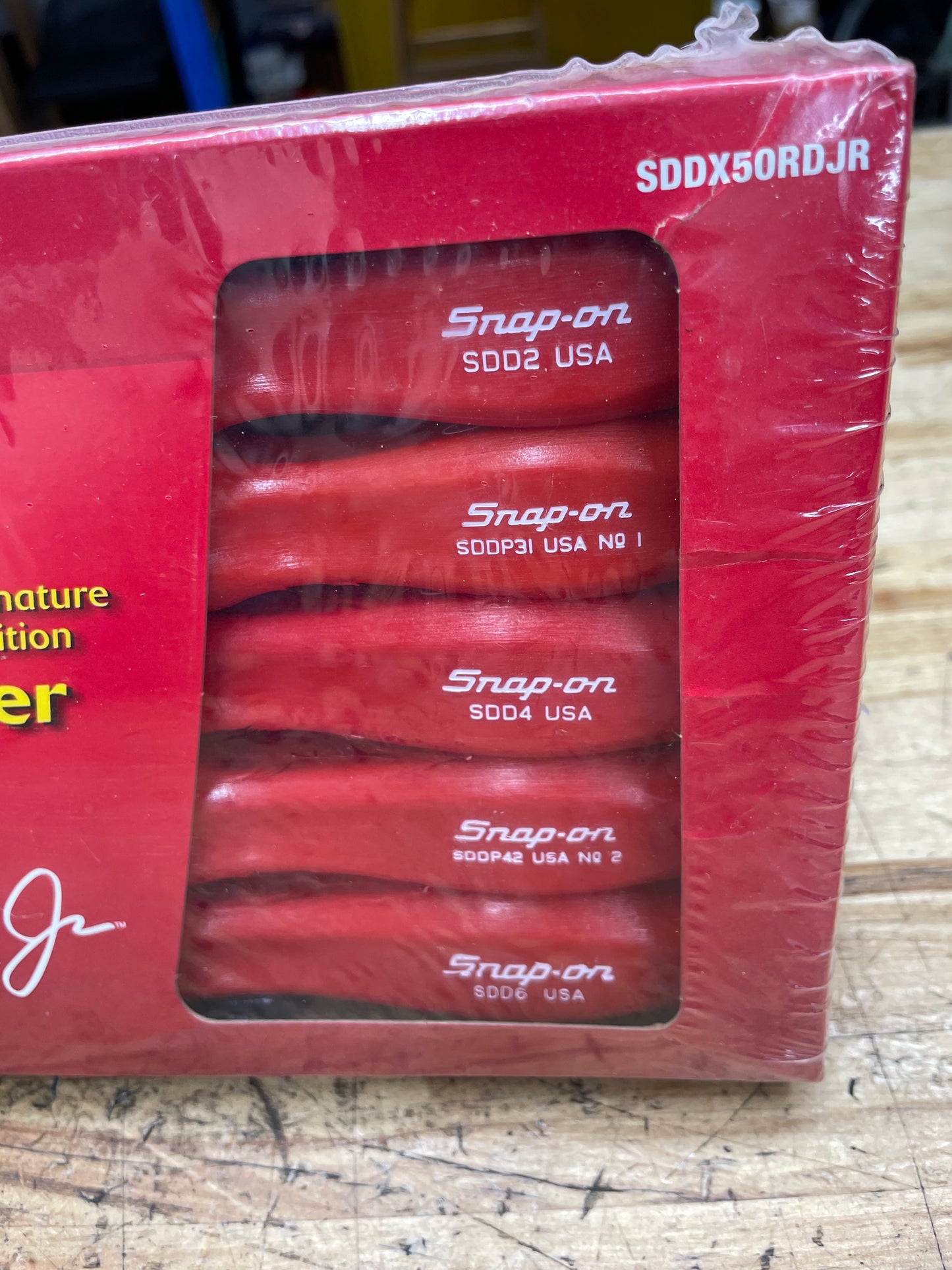 Snap On Dale Earnhardt Jr. Signature Edition 5pc Screwdriver Set NIB USA SDDX50RDJR