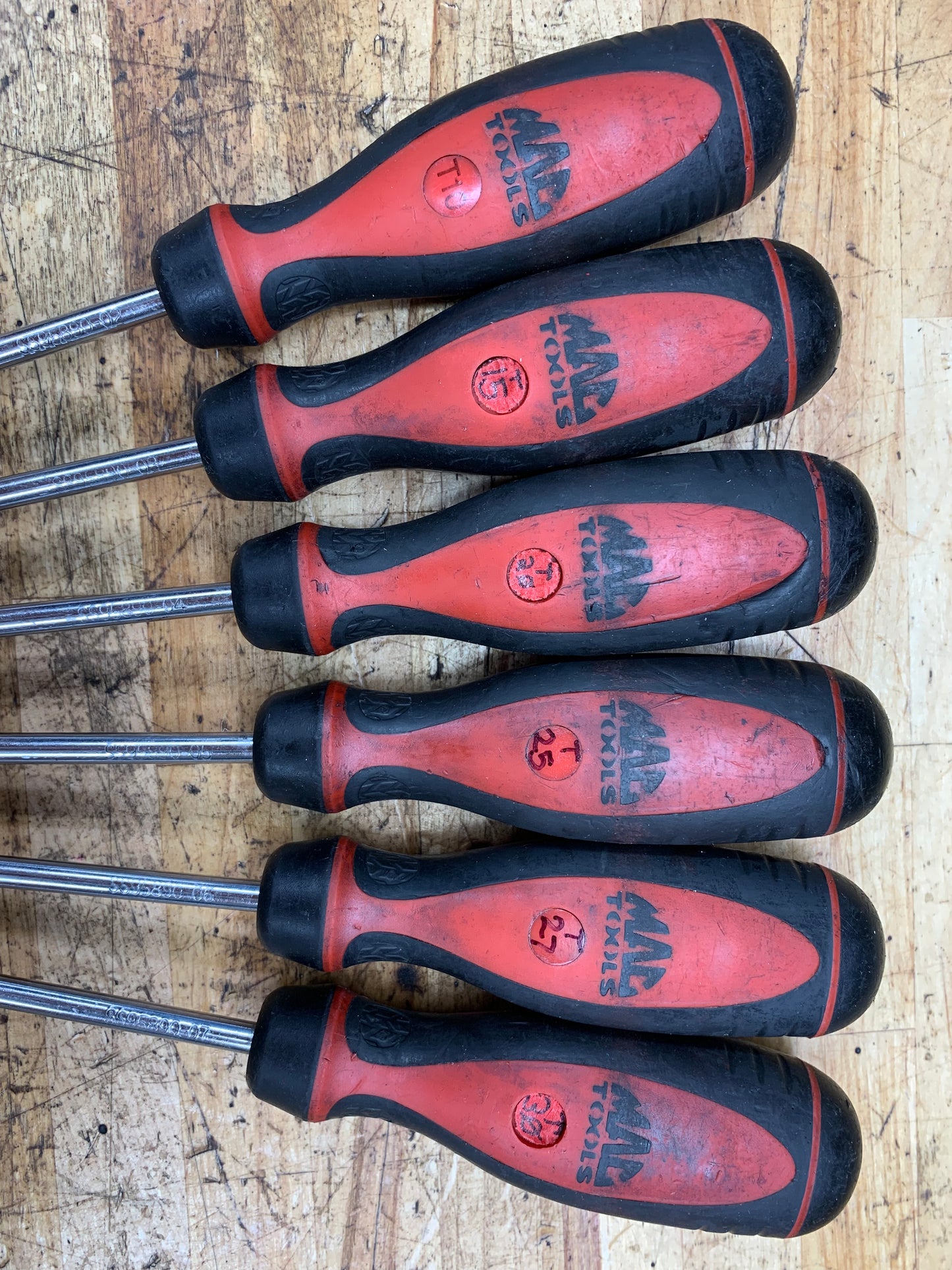 Mac Tools Long Security Torx Screwdriver Set 6pc SDL7TPRS