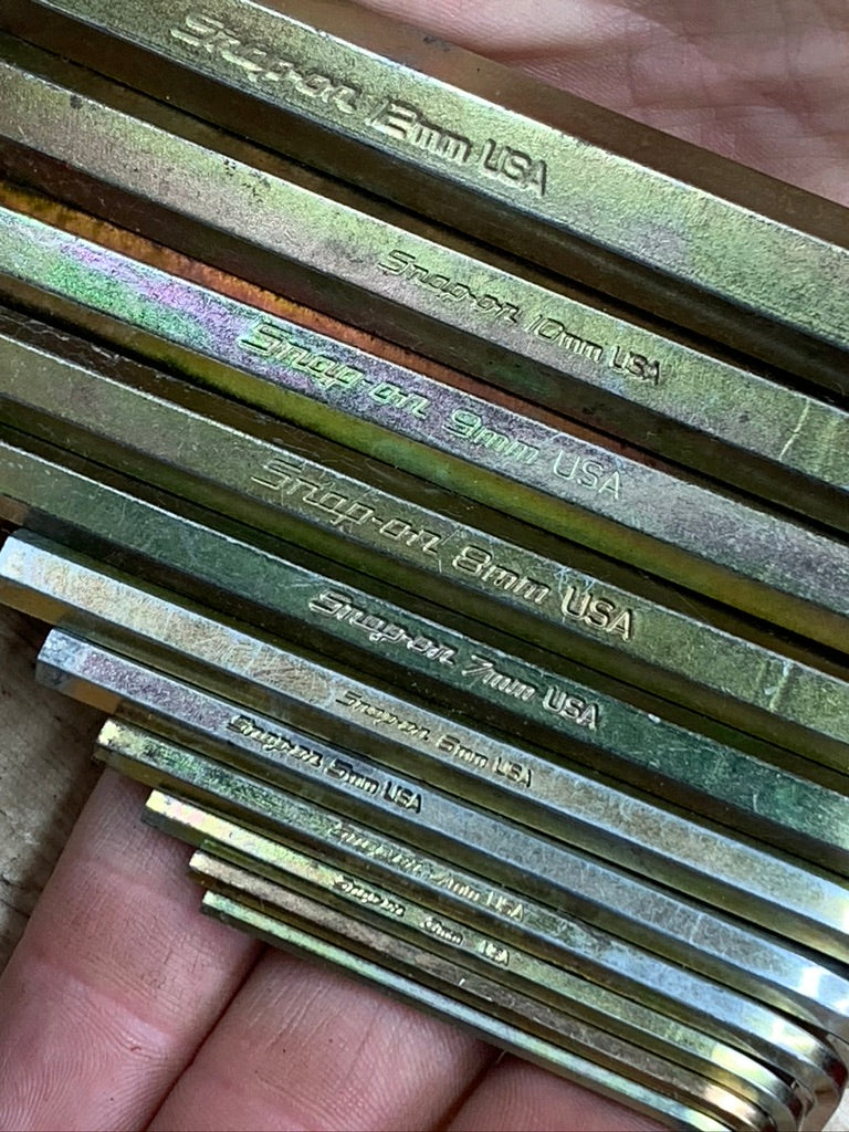 Snap On Metric Hex Key Set 11pc CaseAWM110BHK