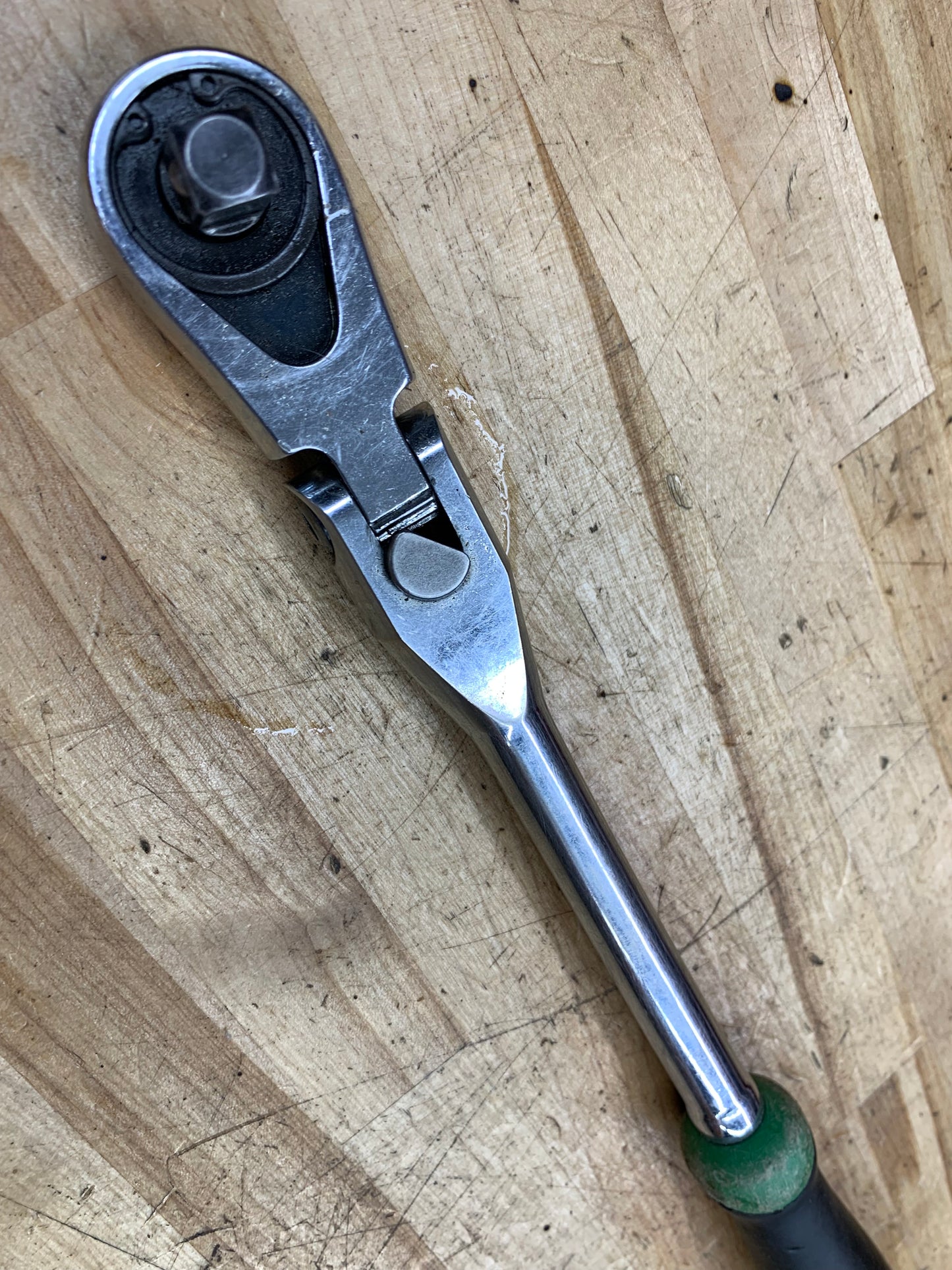 Matco 3/8" Locking Flex Head Ratchet 88 Fine Tooth Green BFR128LFG USA