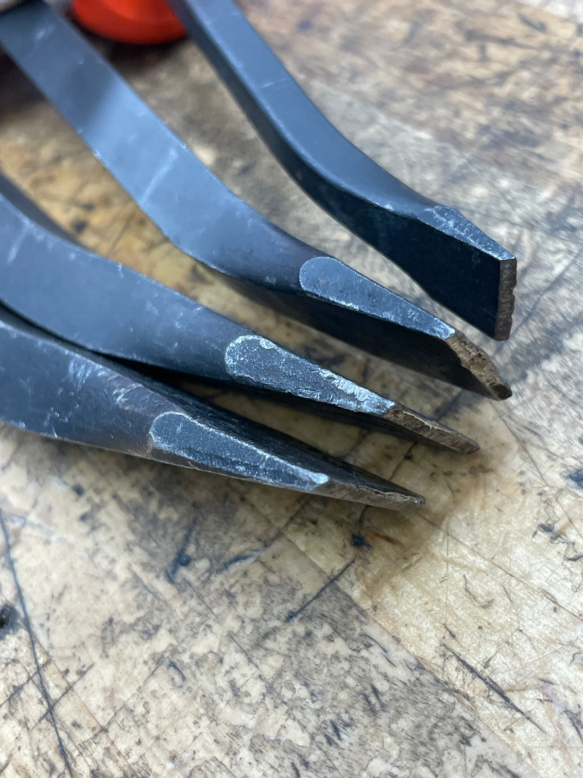 Snap On Orange Striking Prybar 4pc Set USA SBPS704AO