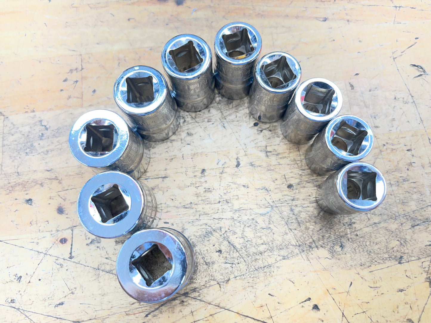 Mac 3/8” Metric Shallow Socket Set 10pc 10-19mm