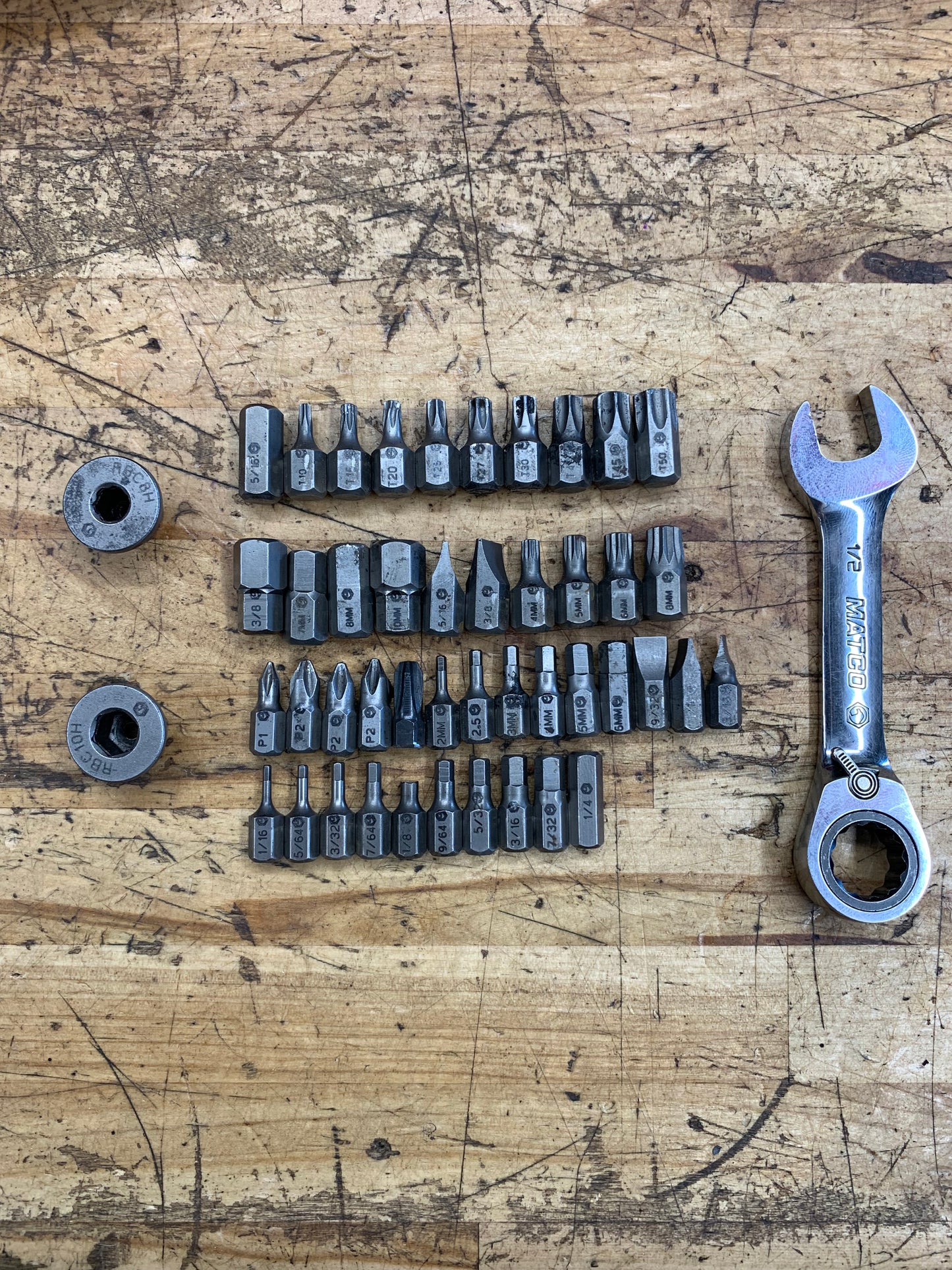 Matco 44pc Ratcheting Wrench Low Profile Bit Set SRB44PC