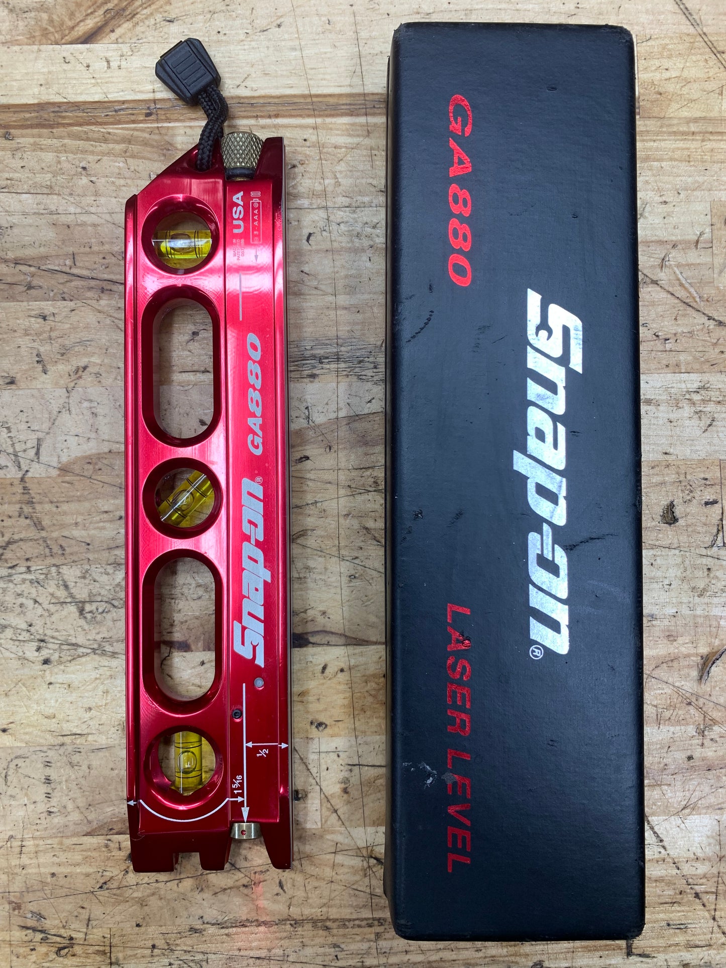 Snap On NOS Laser Level RARE NEW OLD STOCK Made in USA GA880