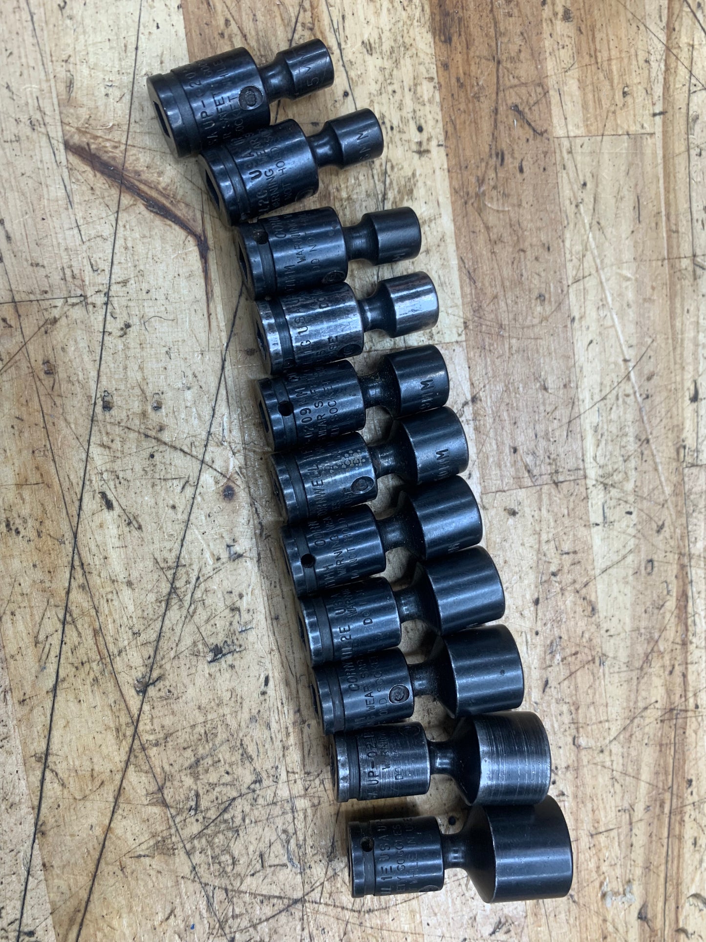 Cornwell 1/4” Metric Impact Swivel Socket Set 11pc USA