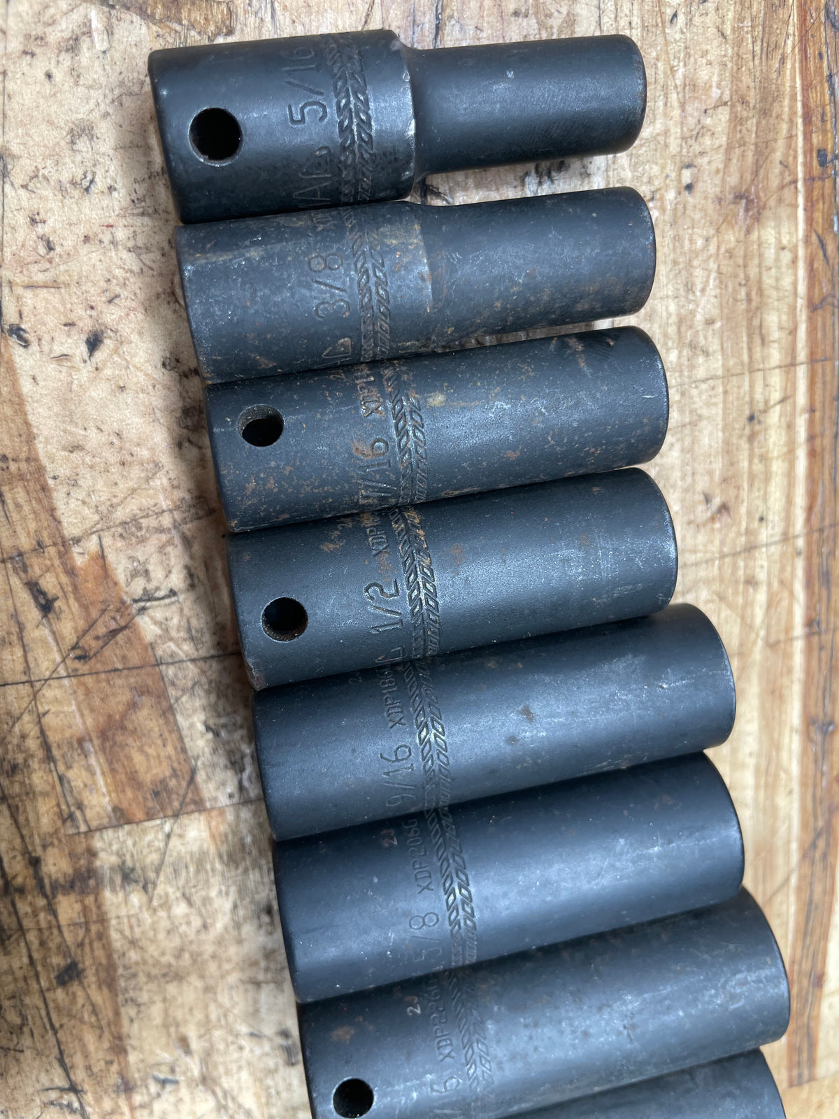 Mac Tools 3/8” SAE Impact Deep Socket Set 10pc 5/16”-7/8”
SXDPG106BR