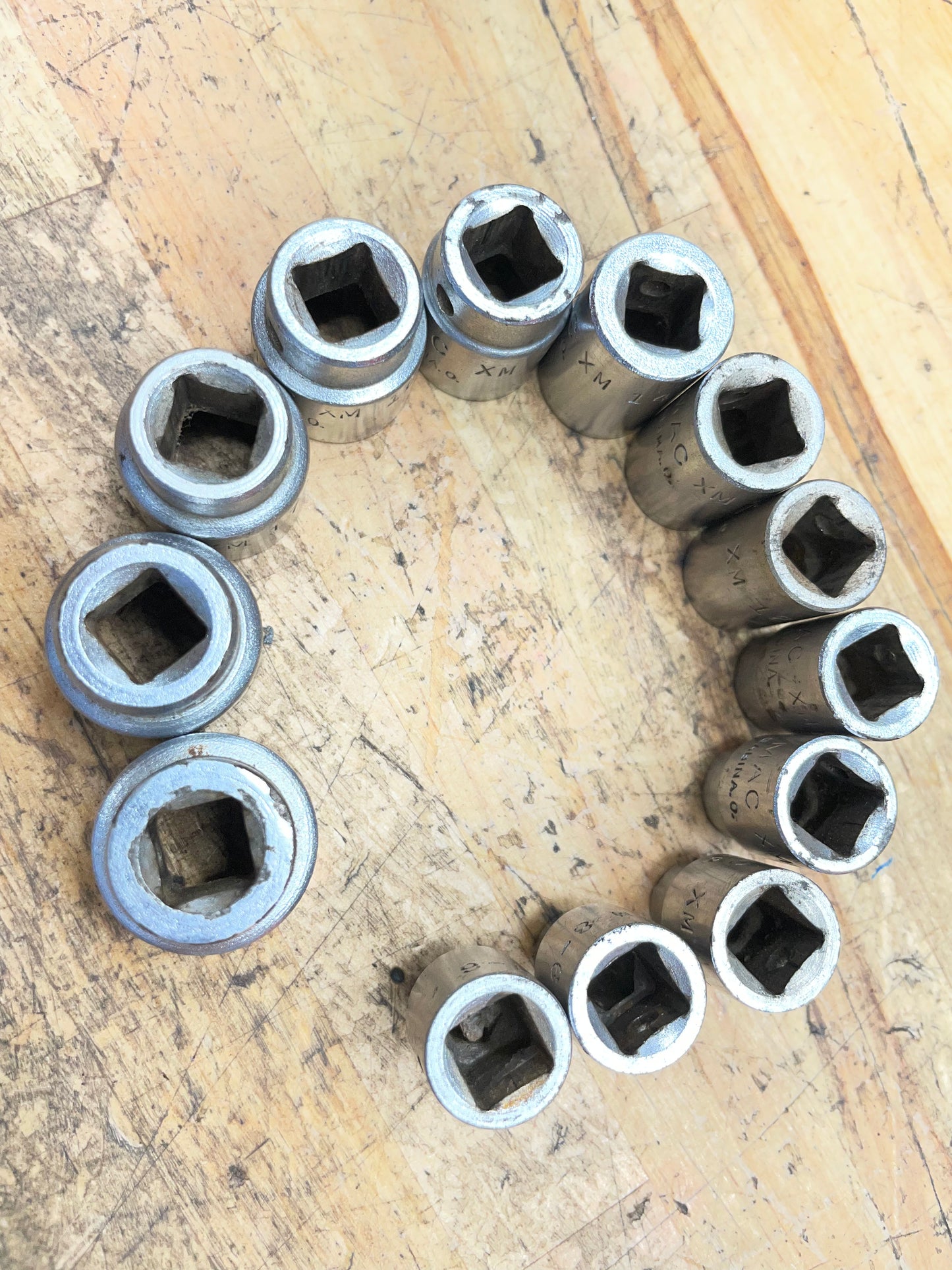Mac 3/8” Metric Shallow Socket Set 13pc 7-19mm USA