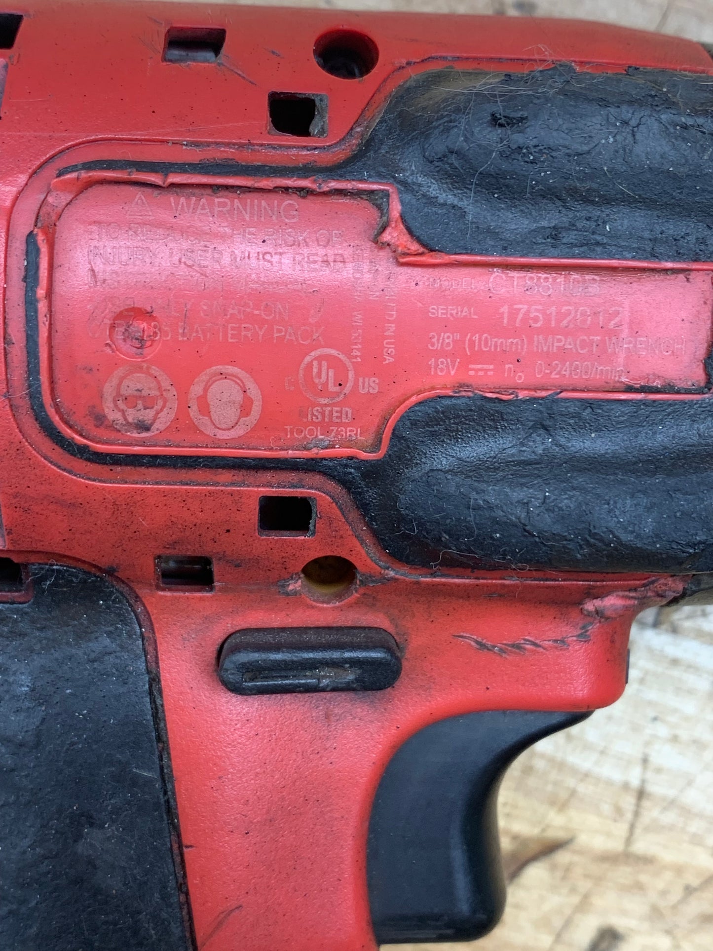 Snap On 3/8” Impact CDR7850