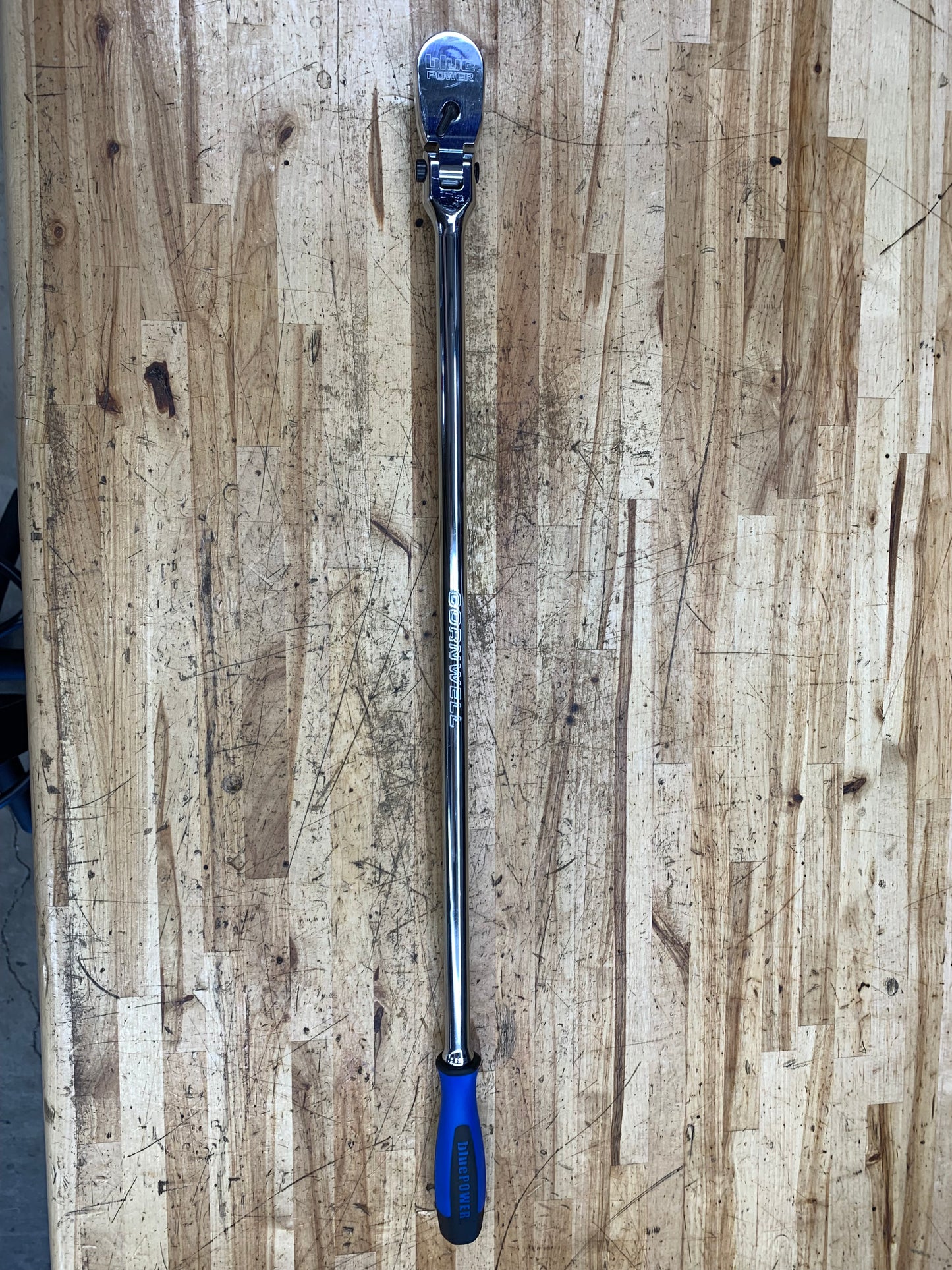 Blue Power by Cornwell XXL 1/2" Locking Flex Head Ratchet 30" CBRLF530HA