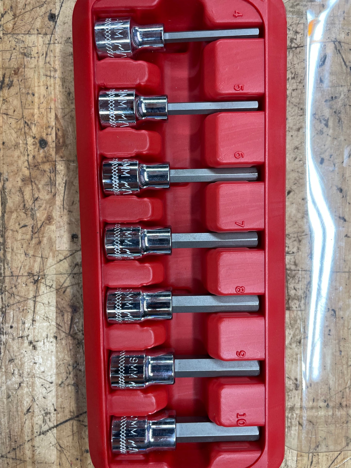 Mac Tools Metric Tamperproof Hex Bit Socket Set  SXMAH7PT