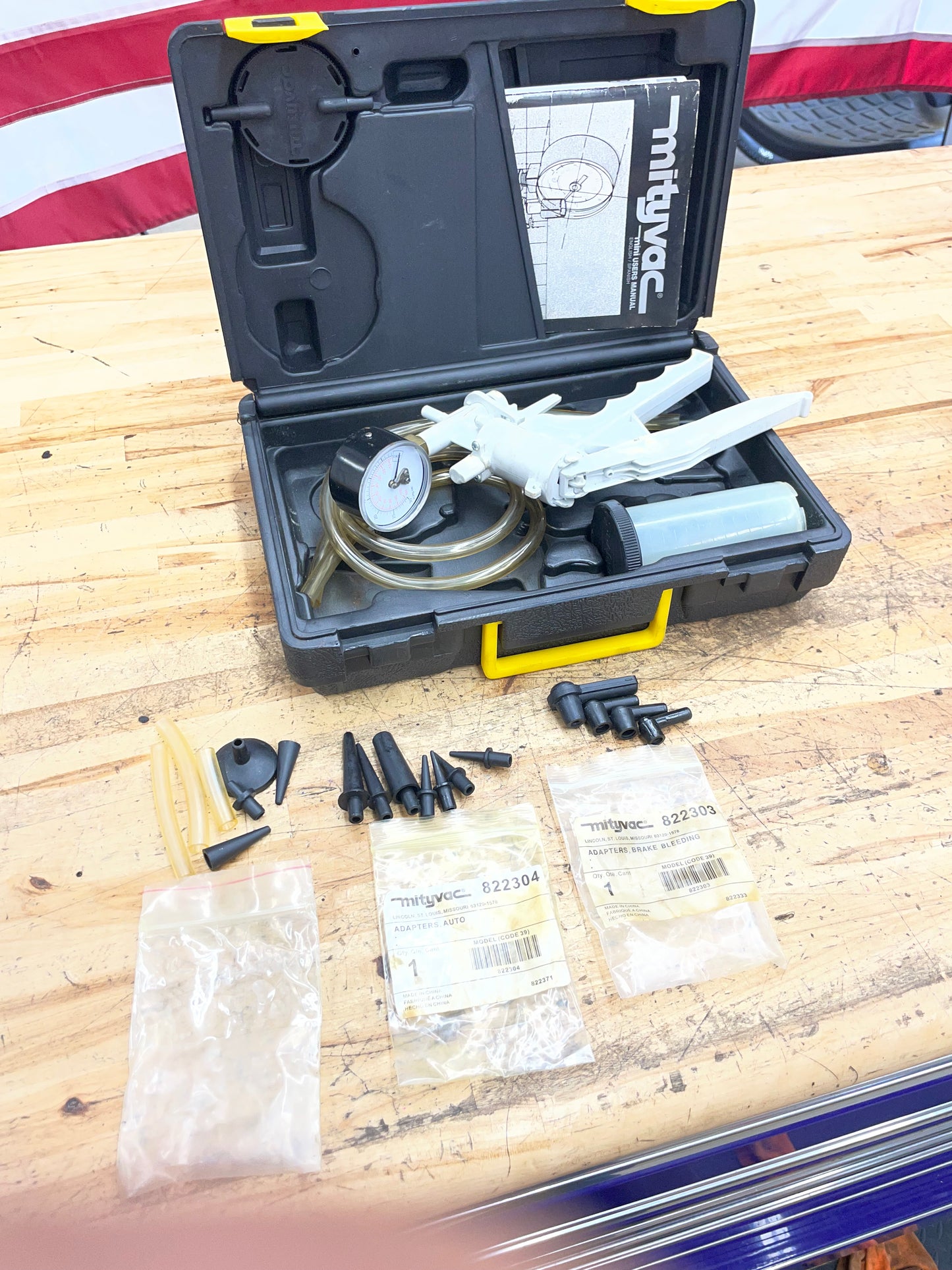 Mityvac Silverline Automotive Vacuum Pump Kit COMPLETE 04000
