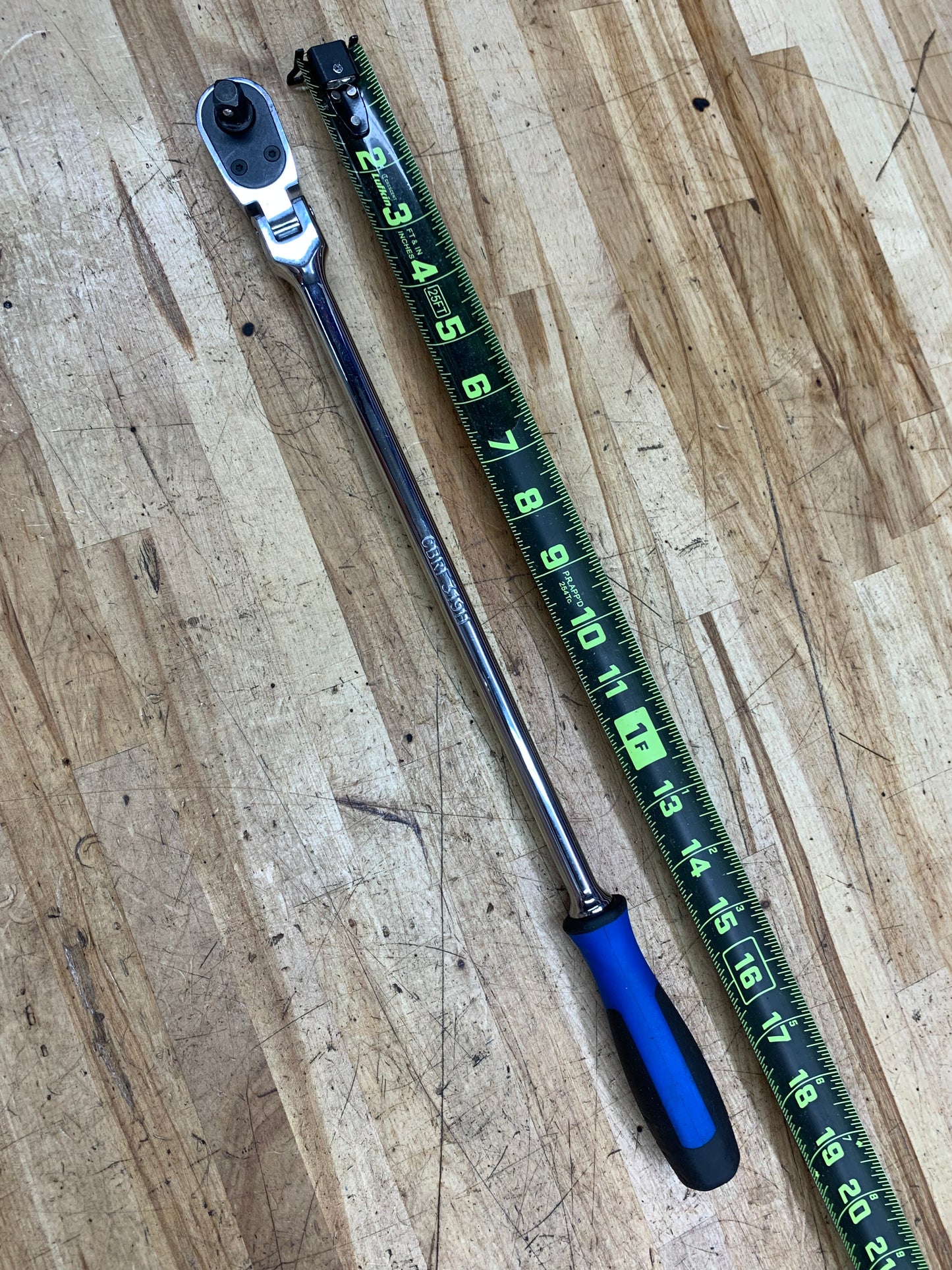 Blue Power 3/8" XL Flex Head Ratchet LIKE NEW CBRF319H