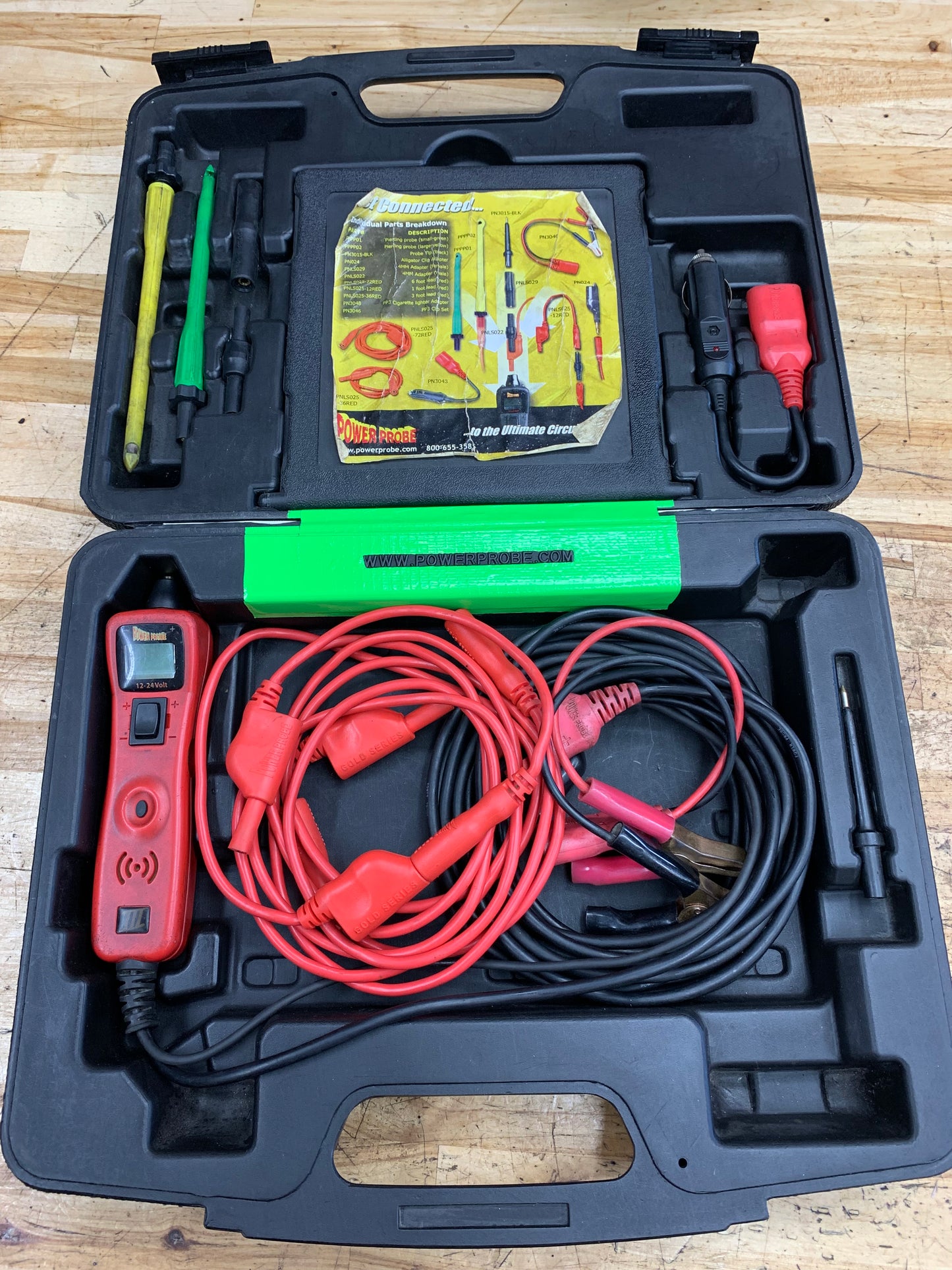 Power Probe III BUNDLE Accessory Tool Kit w/  Lead Extensions, Wire Probes, Etc. PP3LS01