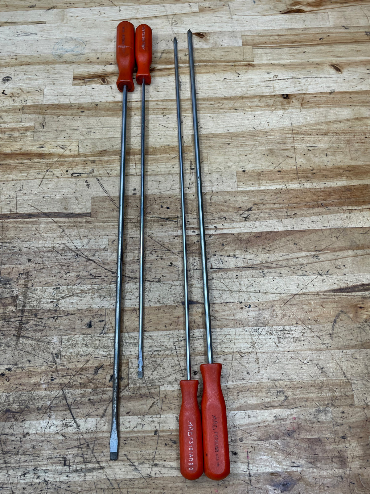 Mac Tools Long Screwdriver Set 4pc USA