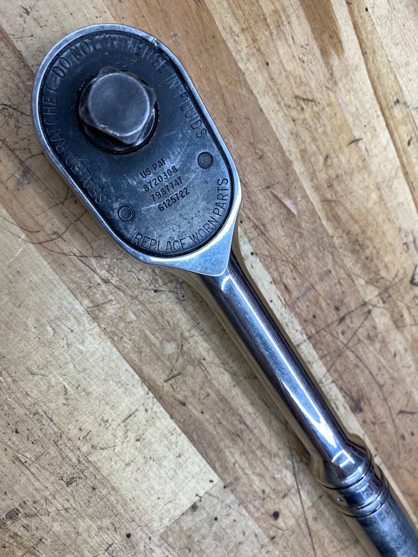 Snap On 1/2" Ratchet Chrome S80A