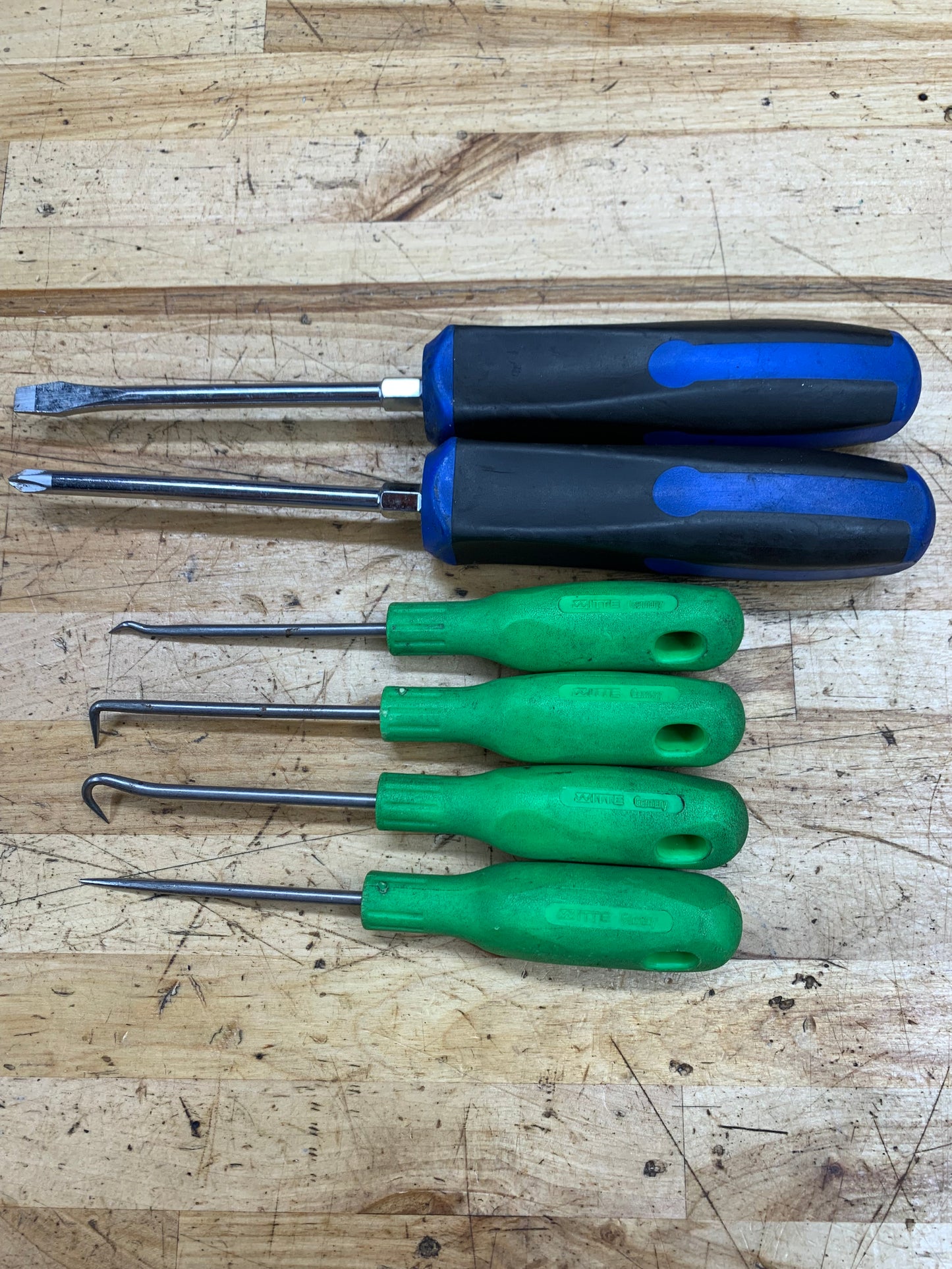 Cornwell (Witte) Mini Pick Set and Screwdriver Pair 6pc