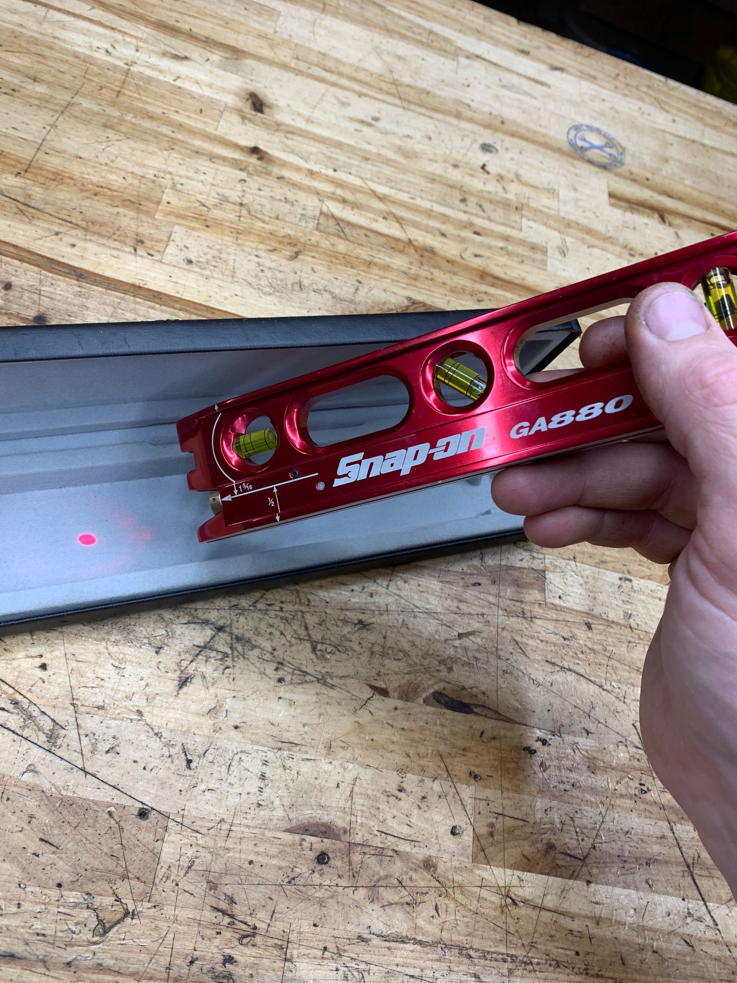 Snap On NOS Laser Level RARE NEW OLD STOCK Made in USA GA880