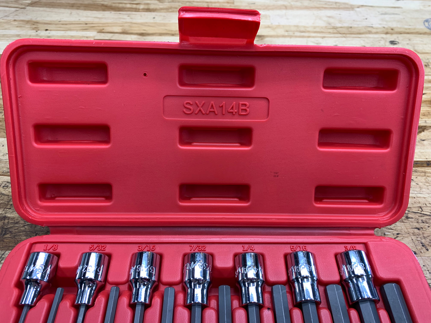 Mac Tools SAE & Metric Hex Bit Socket Sets 3/8" SXA14B