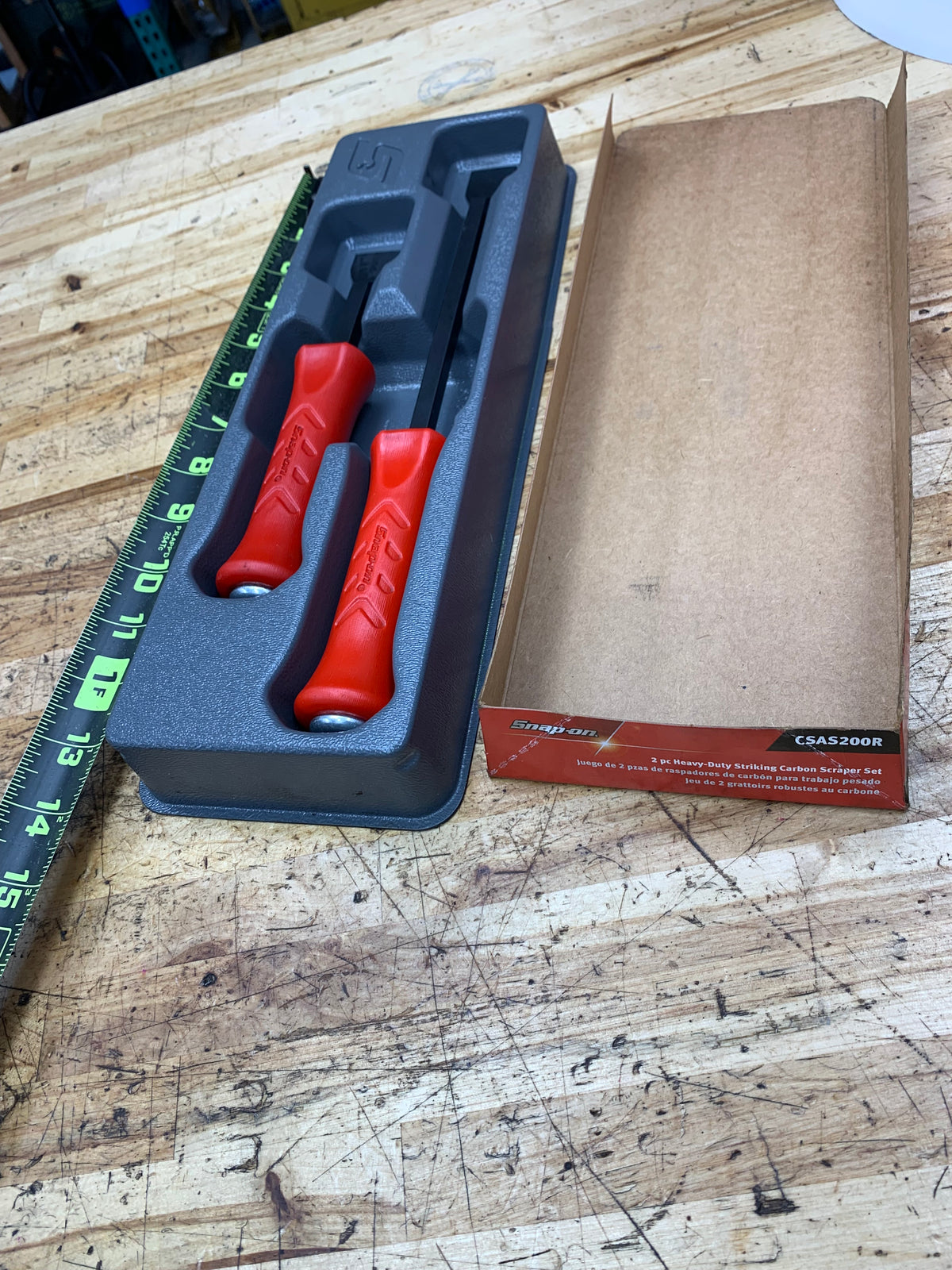 Snap On Striking Gasket Scraper Set MINT USA CSAS200R