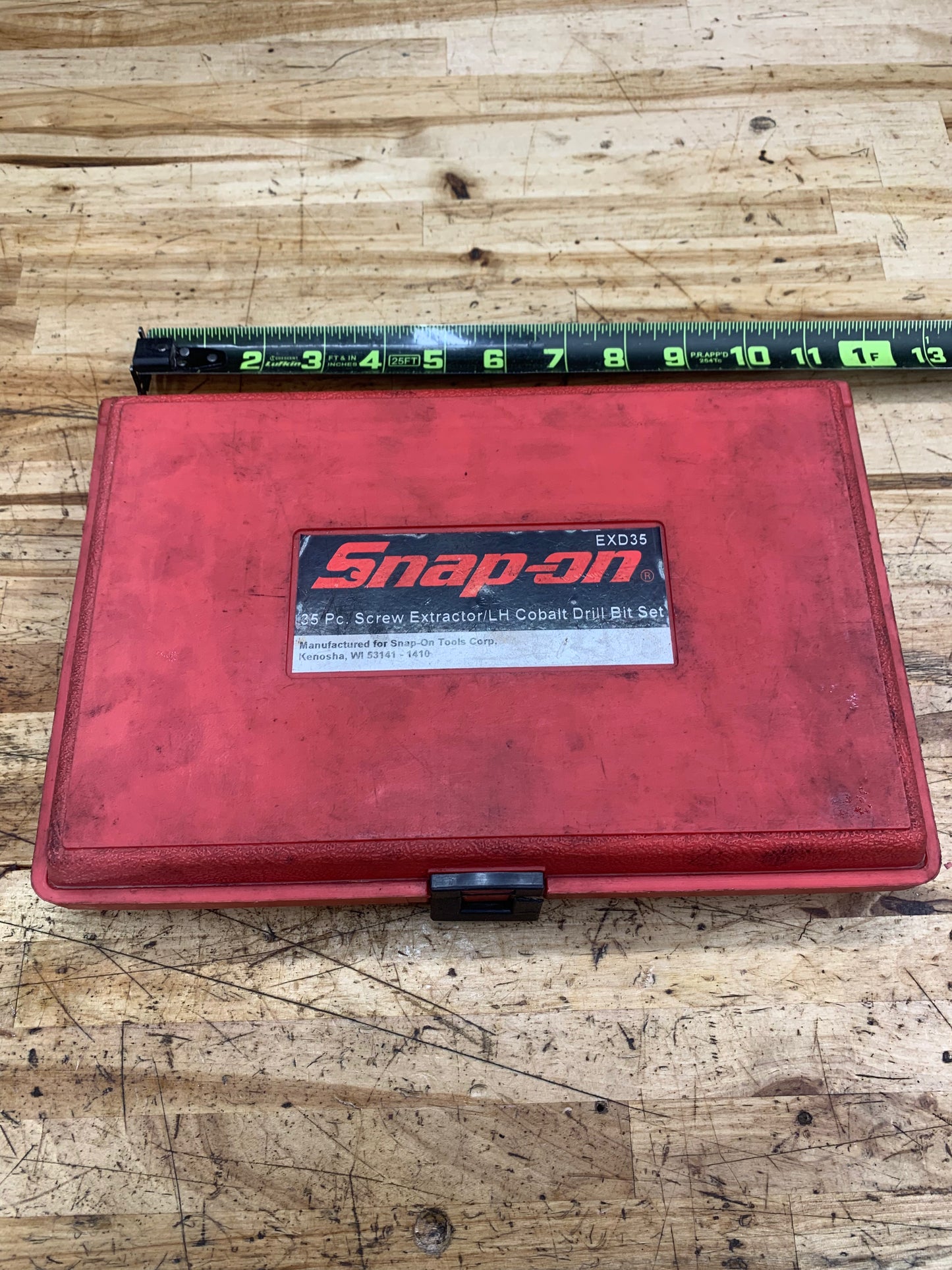 Snap On Master Screw Extractor / Cobalt Bit Set EXD35 USA