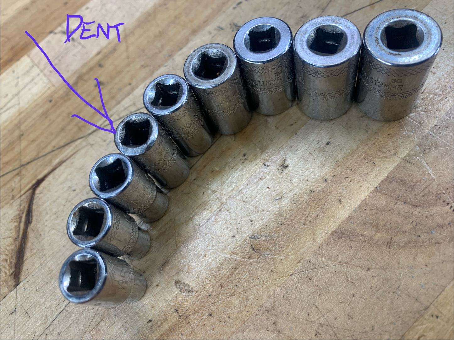 Mac Tools Metric 1/4" Socket Set 9pc