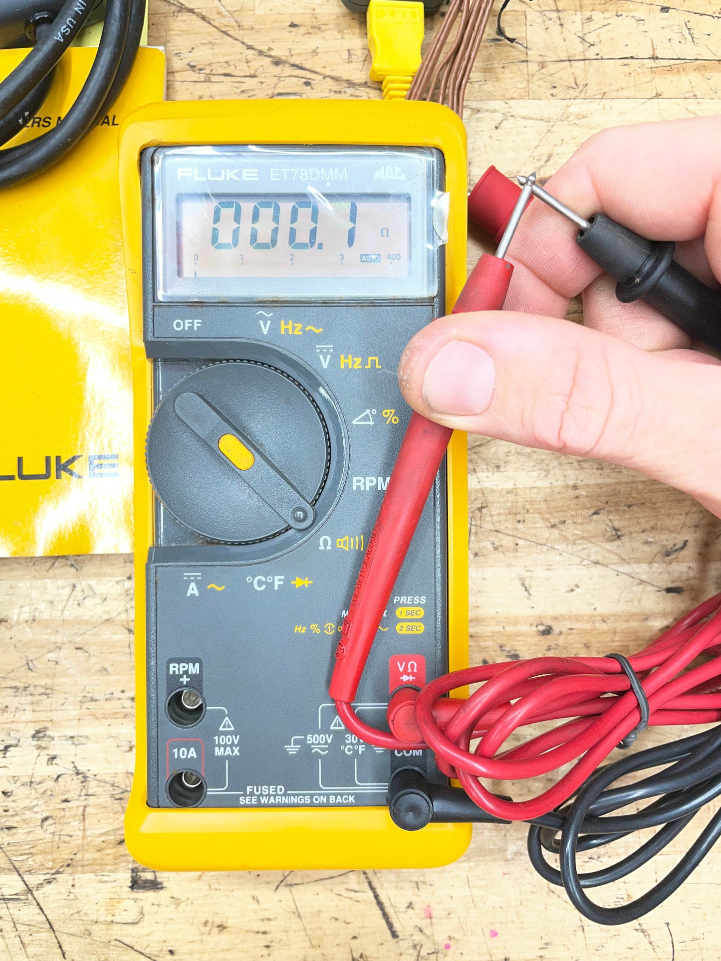 Mac Tools Fluke 78 Automotive Multimeter DMM USA