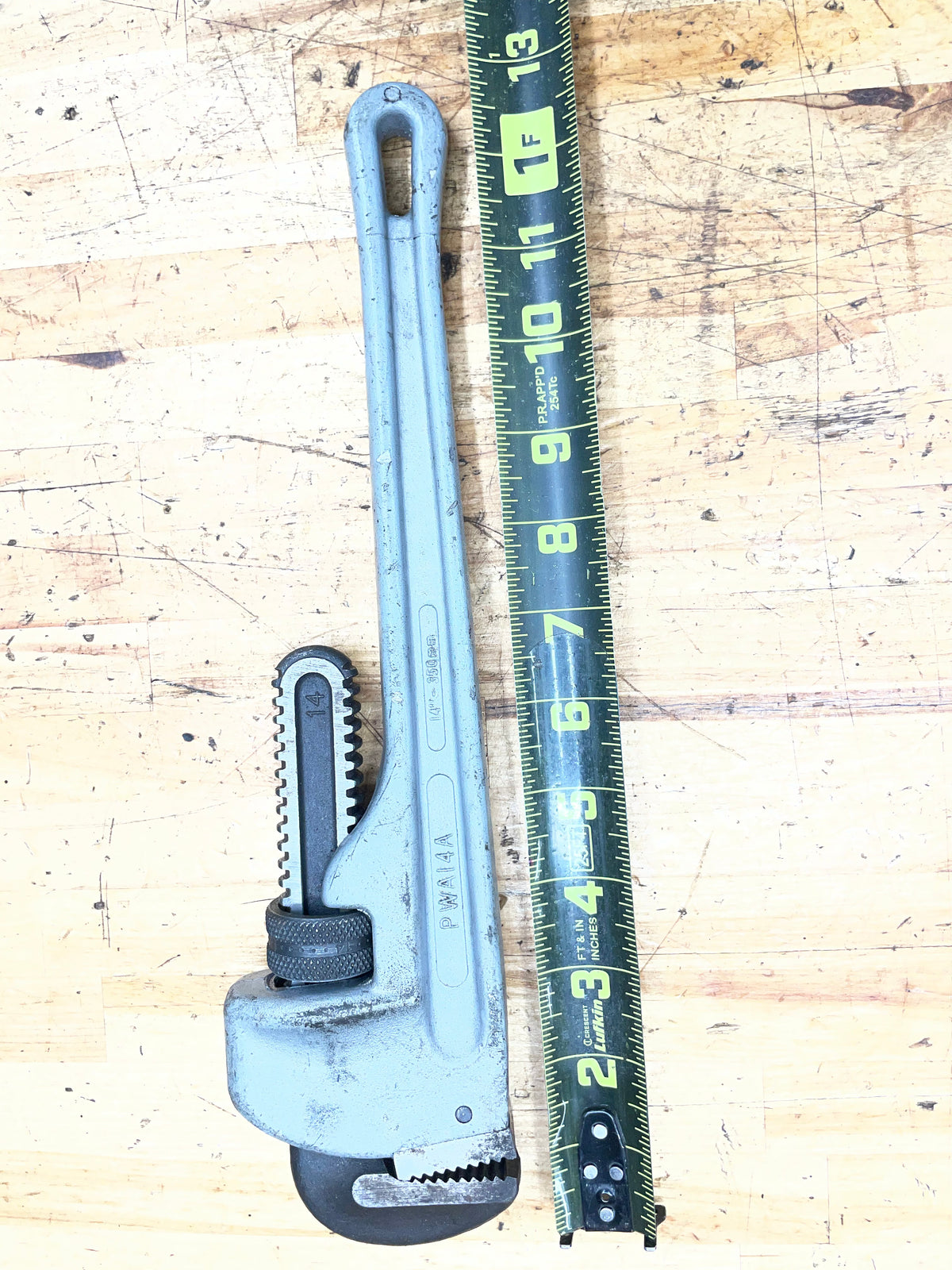 Snap On 14” Pipe Wrench ALUMINUM USA PWA14A