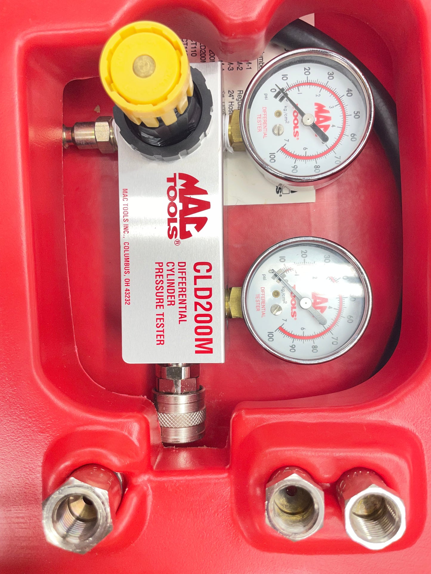 Mac Tools Leak Down Differential Cylinder Pressure Tester LIKE NEW CLD200M