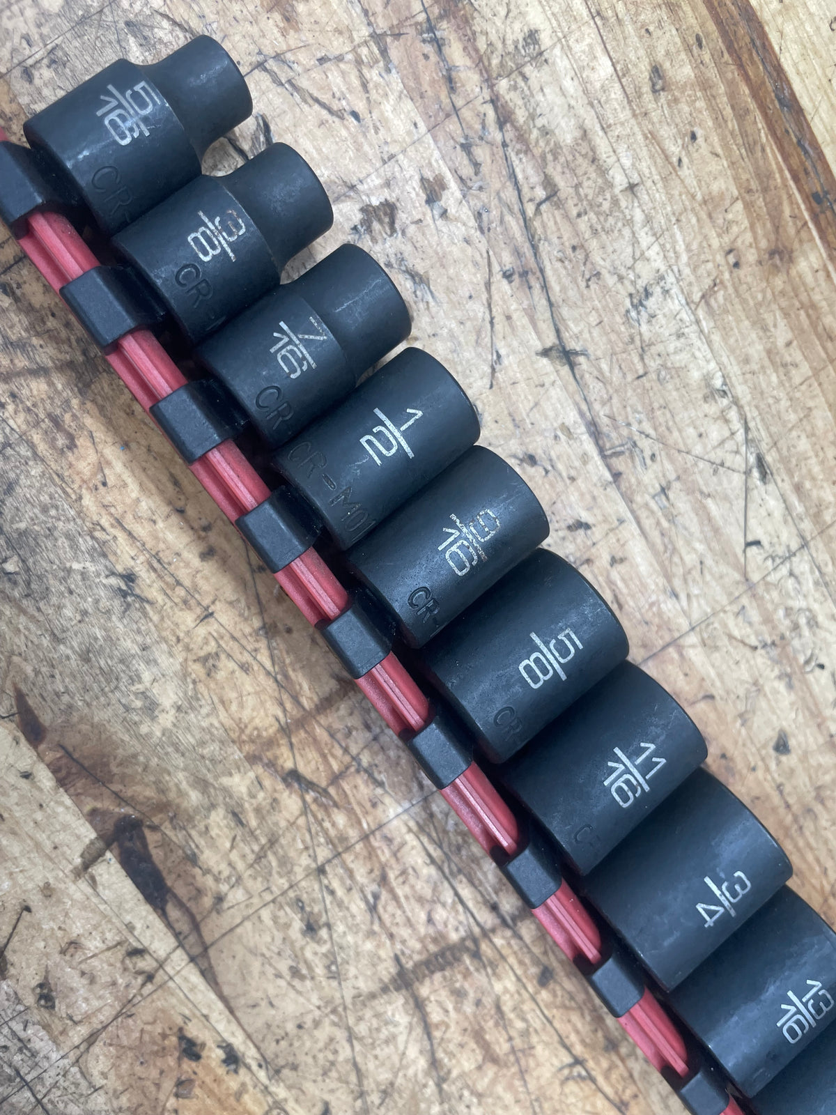 Matco 3/8” SAE Impact Shallow Socket Set 5/16”-1” 12pc.