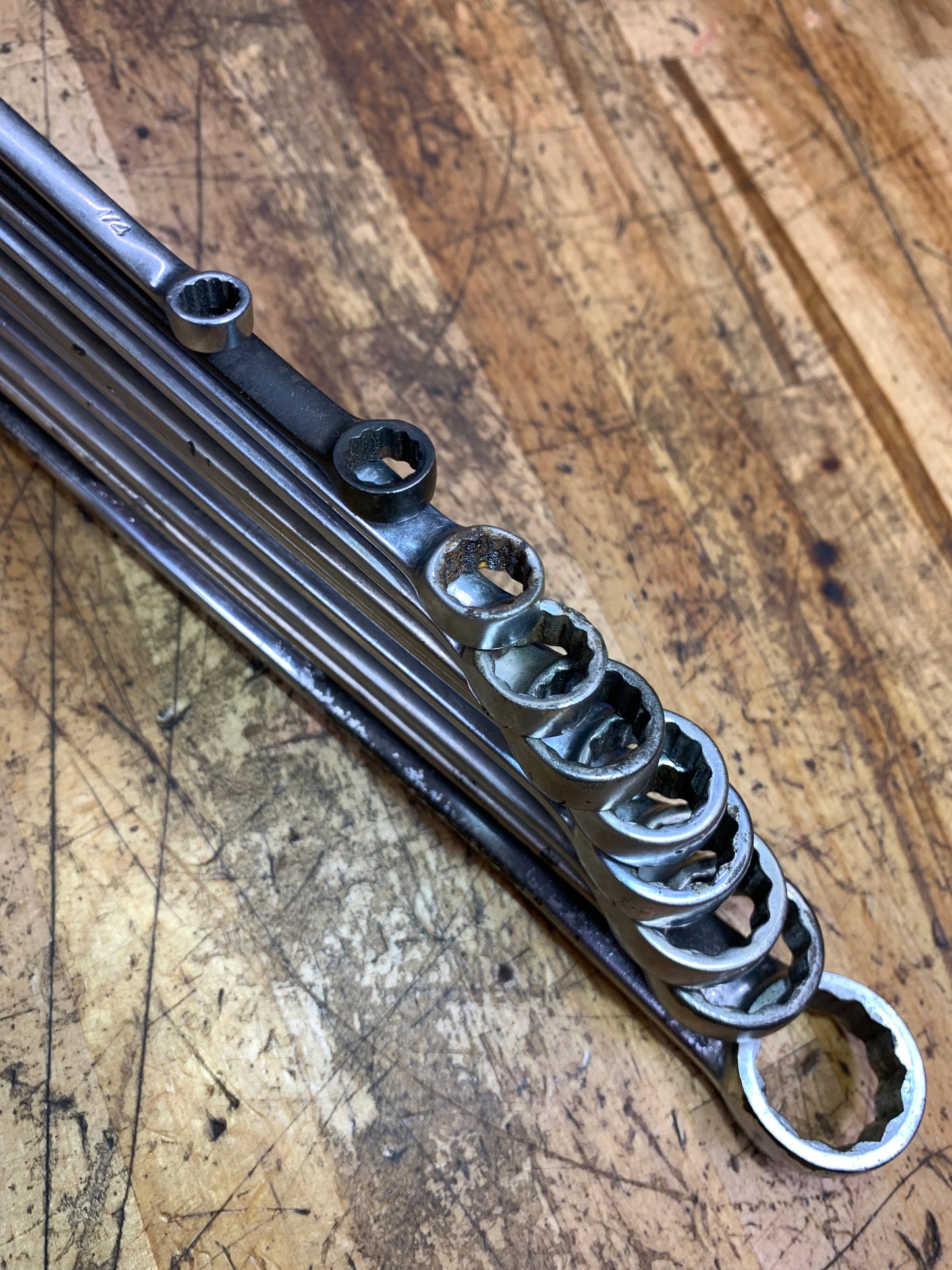 Snap On SAE Combo Wrench Set 10pc. 5/16" to 13/16" USA