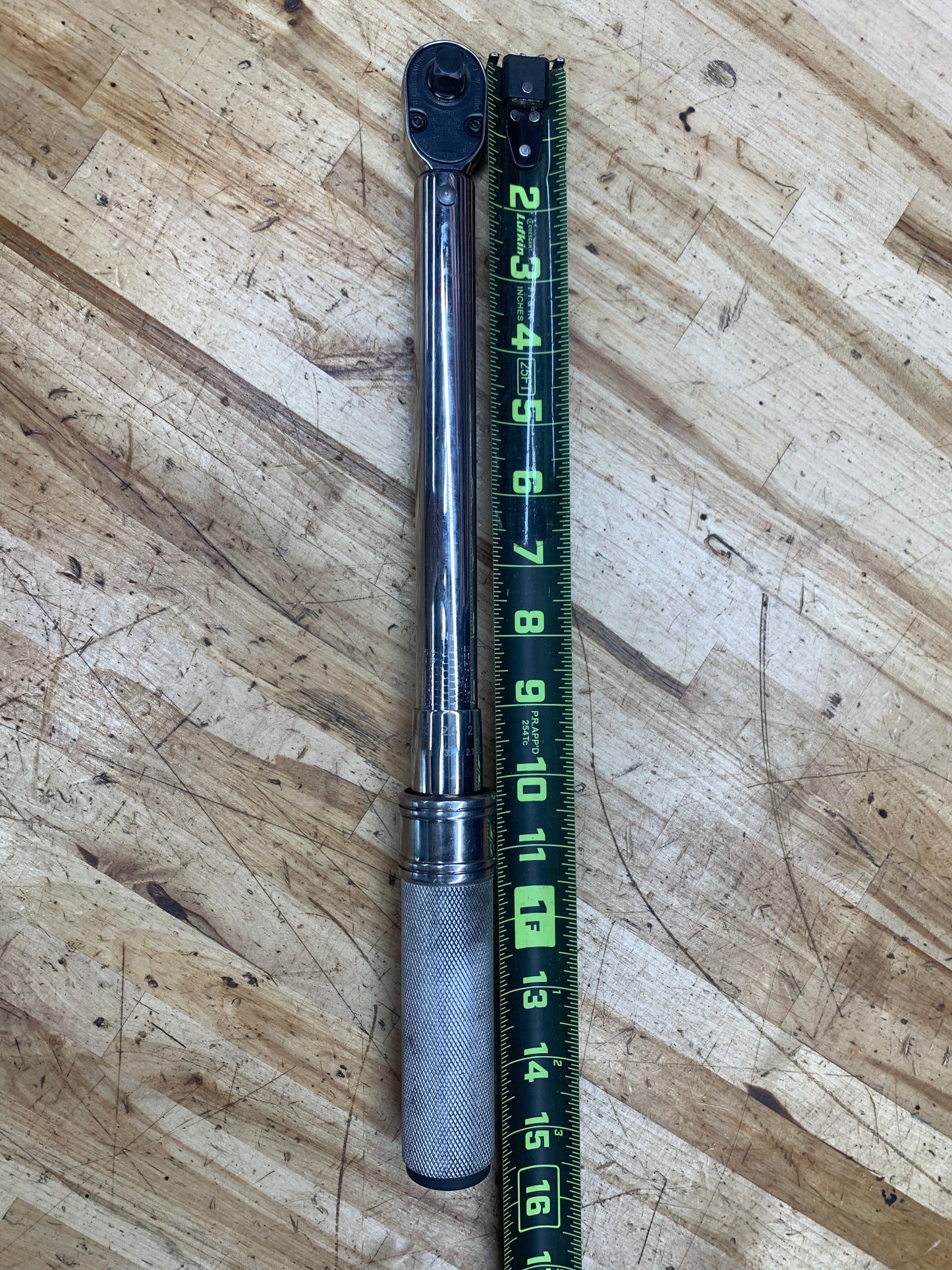 Snap On 3/8" Click Style Torque Wrench 20-100ft.lb USA QD2R100A