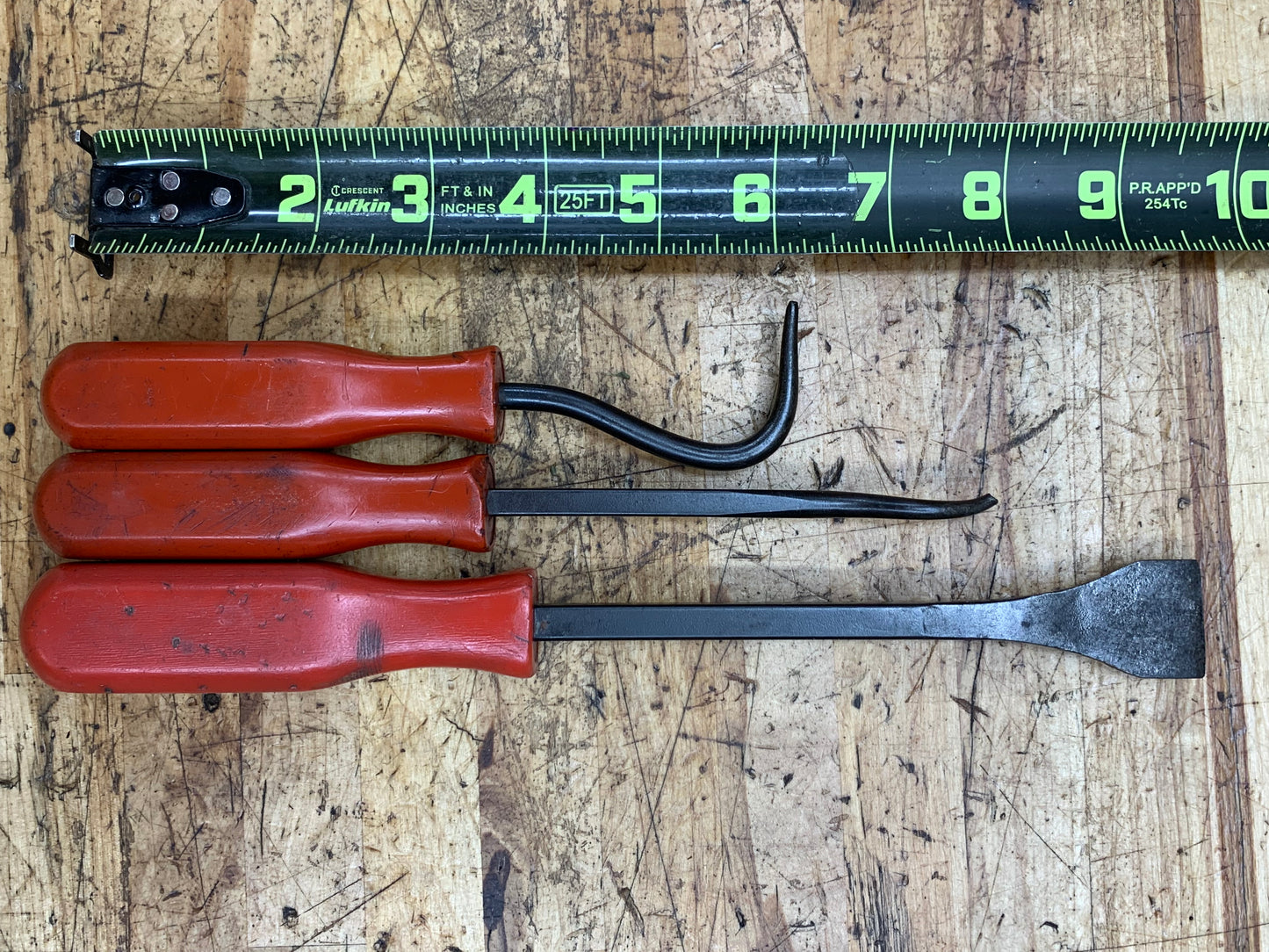 Mac Tools 3pc Bundle: Gasket Scraper, Cotter Pin Puller, Radiator Hose Pick USA