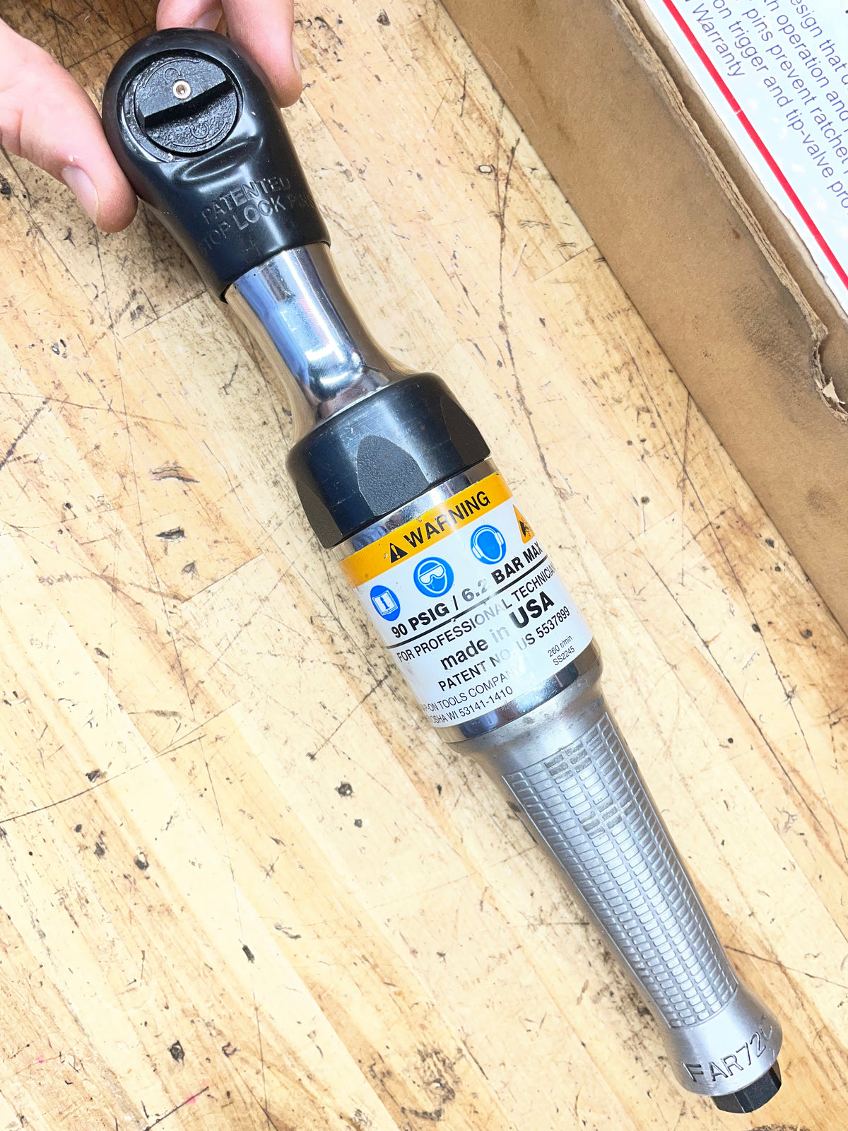 Snap On 3/8” Air Ratchet Pneumatic USA FAR27C